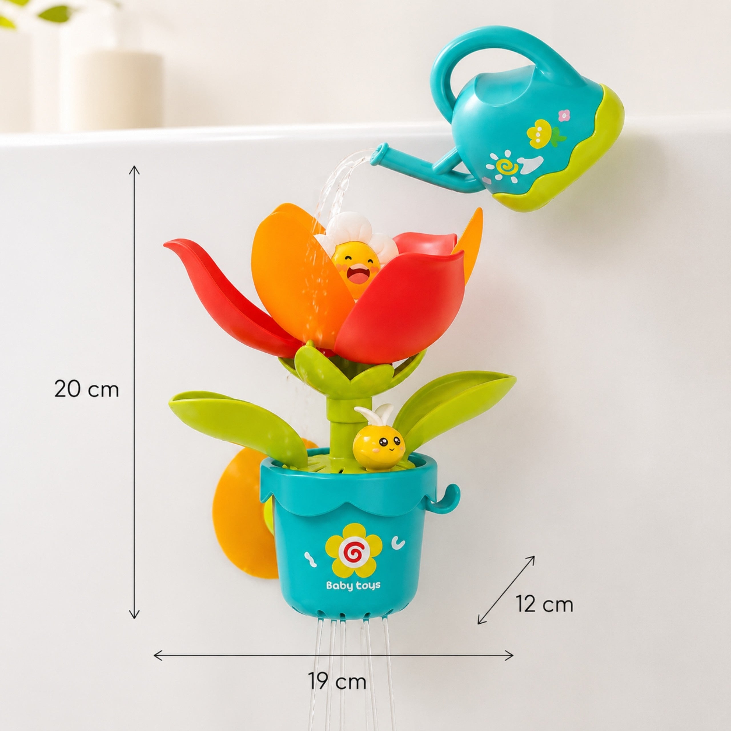 Woopie Baby Blooming Flower Bath Toy With Watering Can