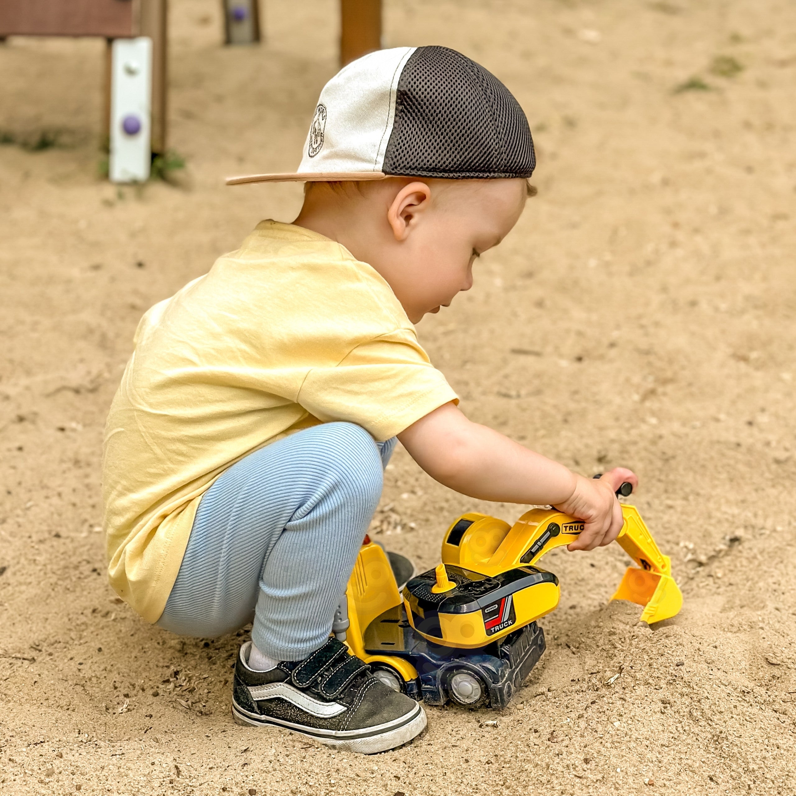 Woopie Excavator City Truck Звукови и светлинни ефекти