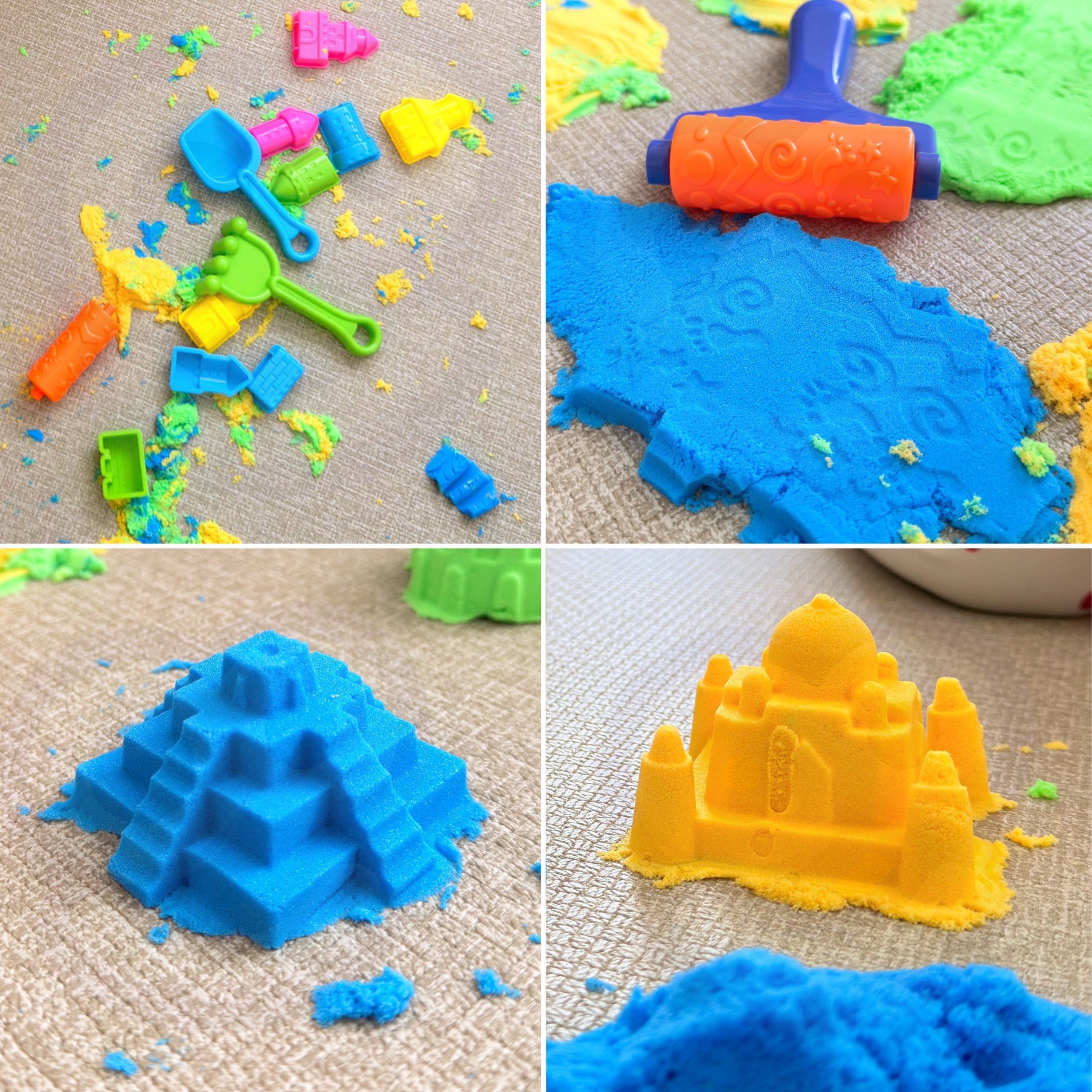 Woopie Kinetic Sand Magic Castle Set 22 Pcs Suitcase
