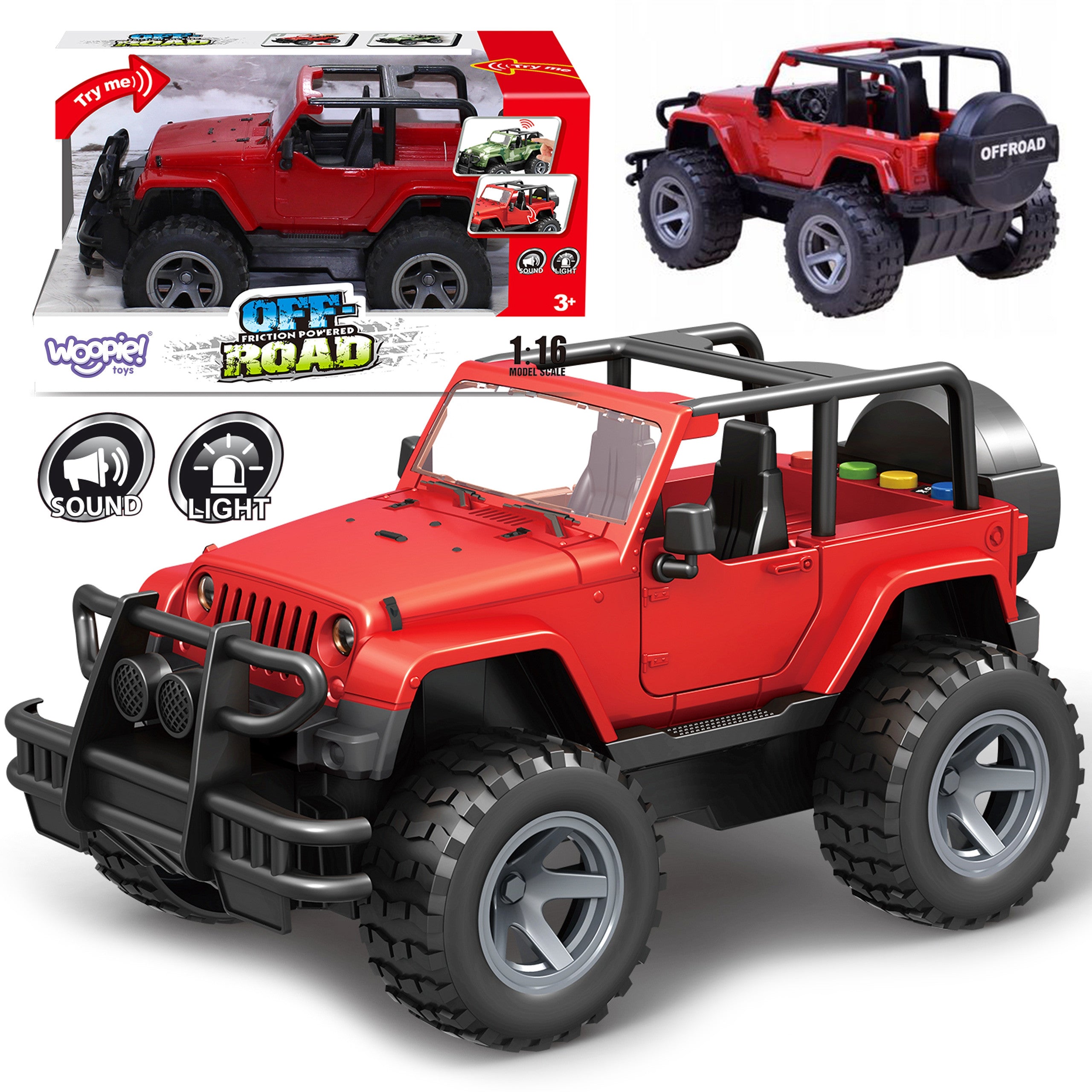 Woopie Jeep Auto Off-road Vehicle With Sound And Light