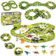 Woopie Xxl Dinosauri Pista per Auto 240 Pezzi.