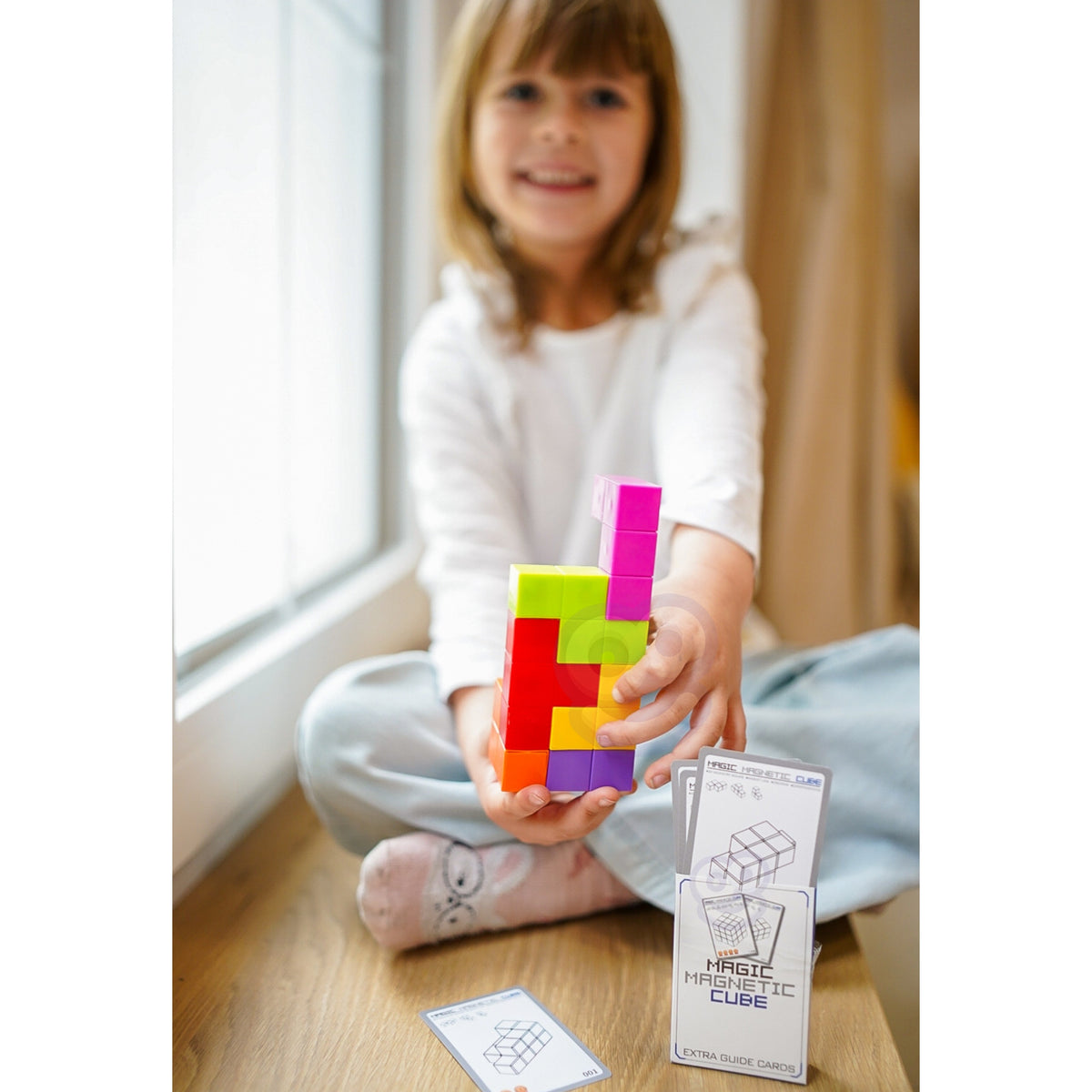 Woopie Tetris kocka puzzle kártyakészlettel