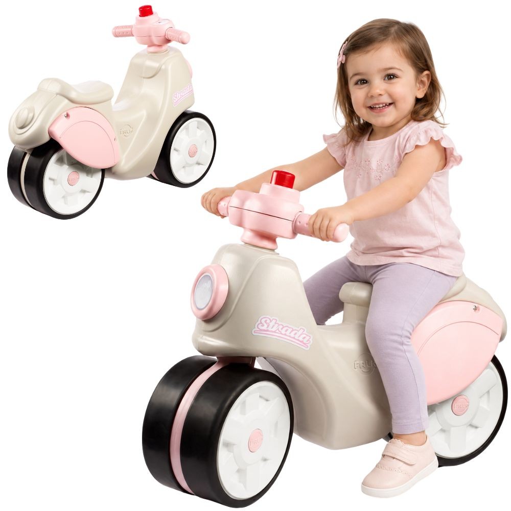 Falk Scooter Strada Retro Ride-on За момичета Безшумни гуми от 1 година