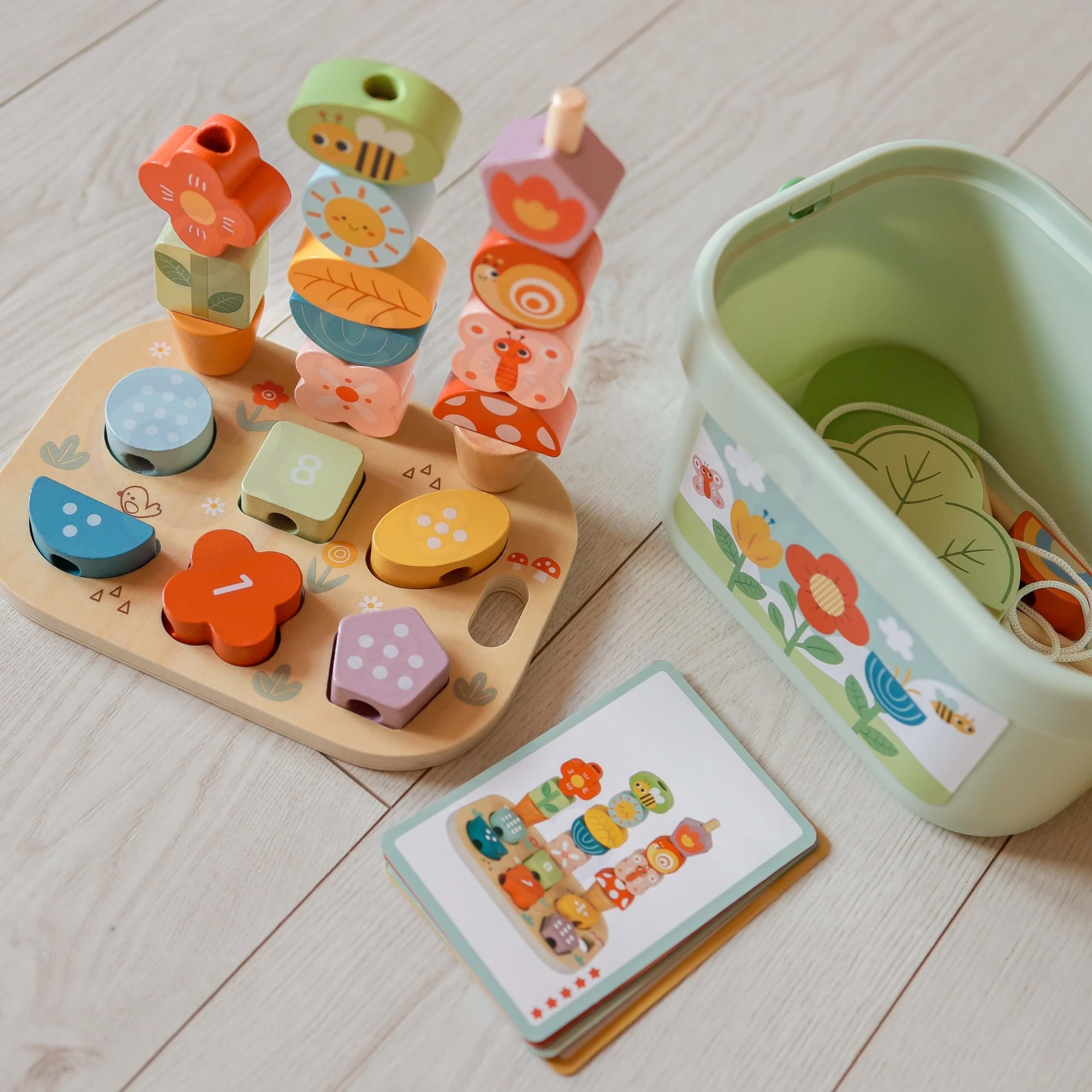 Tooky Toy Educational Box 5-in-1 Magic Garden Montessori
