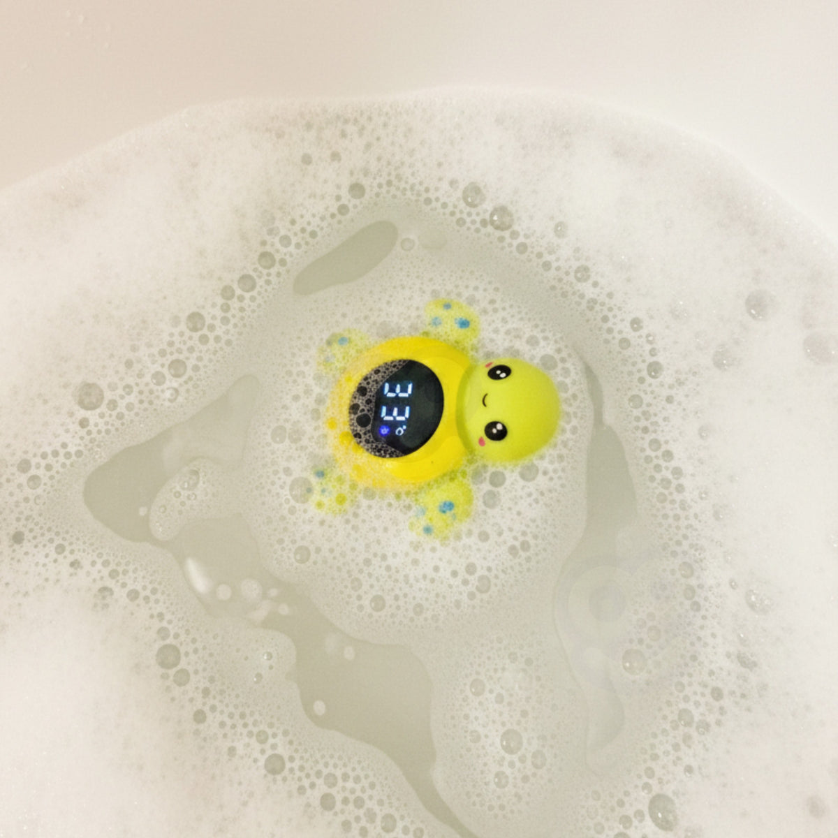 Woopie Baby Thermomètre de bain 2 en 1 pour mesurer la température de l'eau et de la pièce Tortue