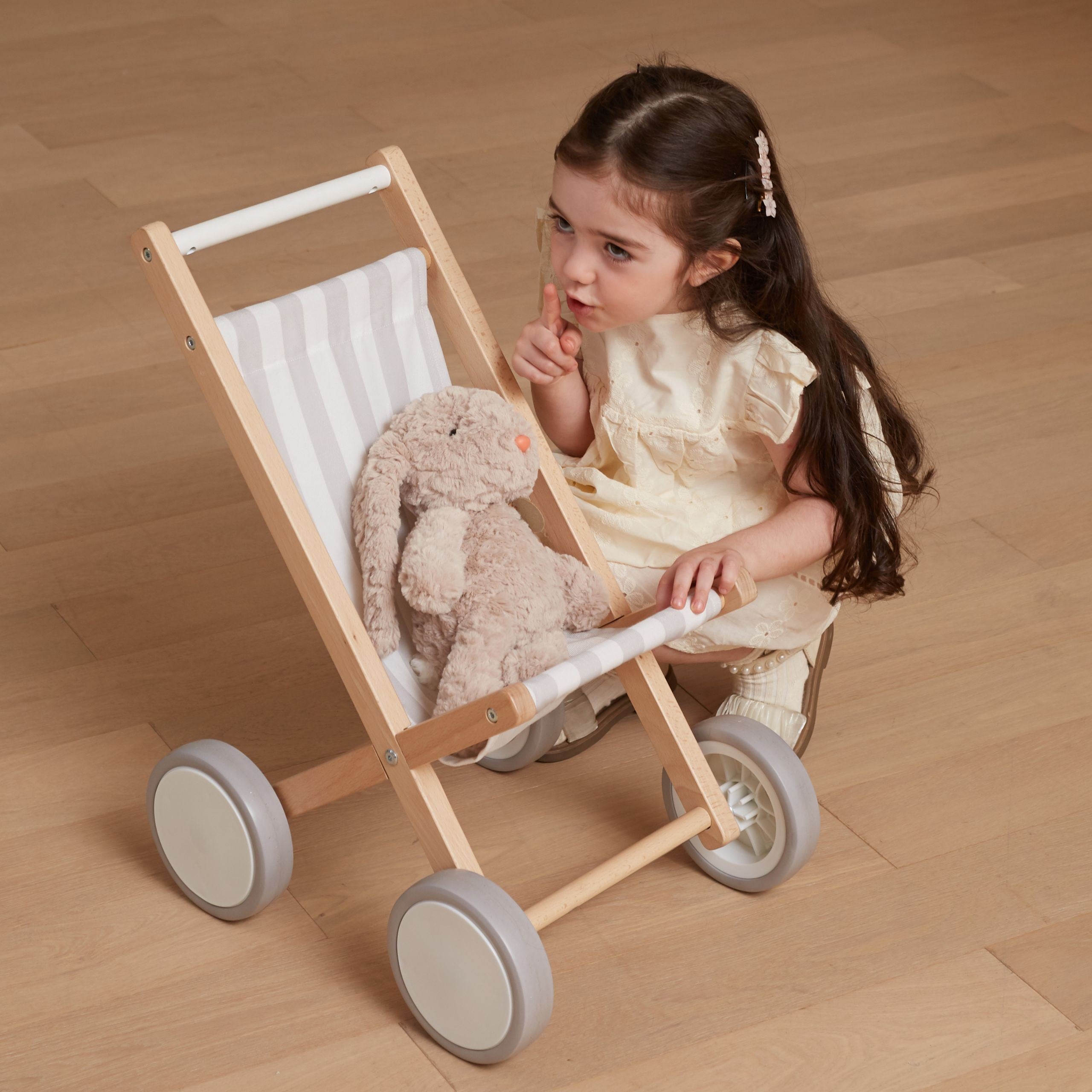 Viga Wooden Doll Stroller