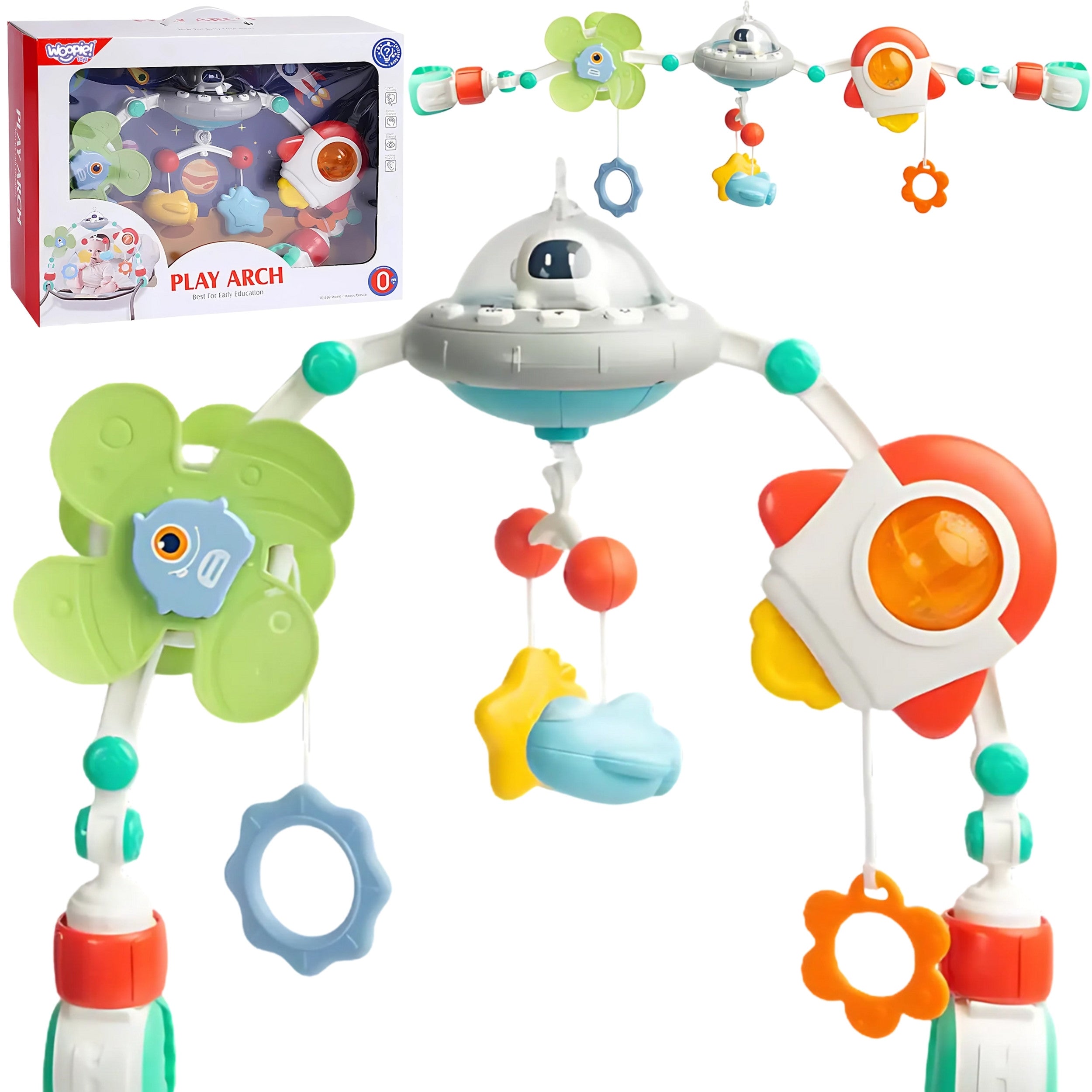 Woopie Baby Interactive Crib Arch With Lullaby Playing