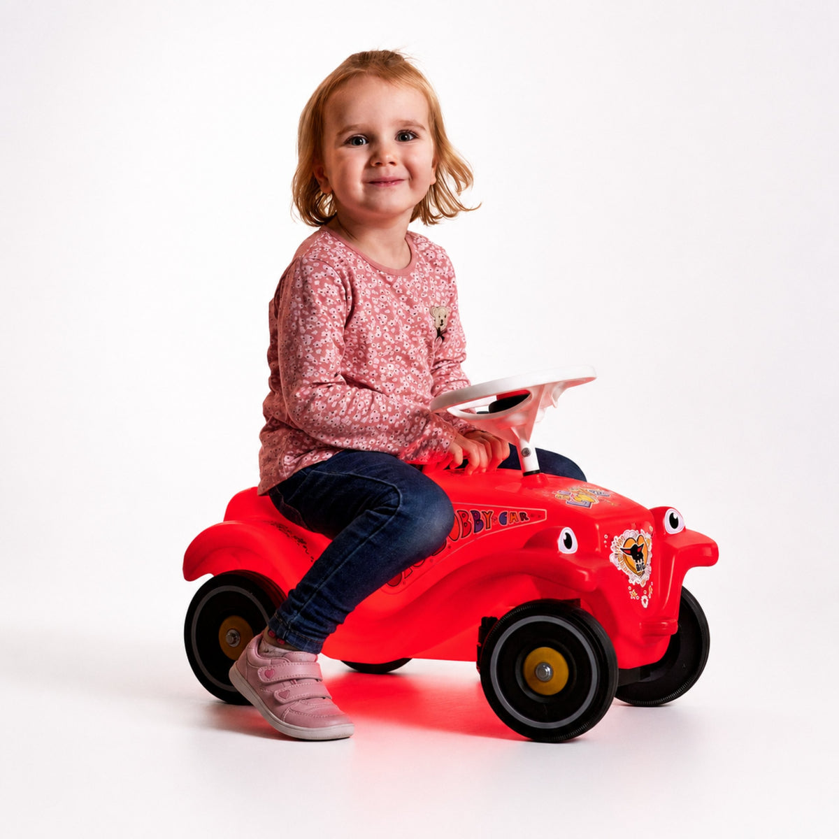 Big Bobby Car Classic Ride-on avec klaxon lumineux