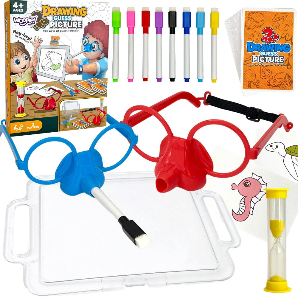 Woopie Charades Game Draw And Guess The Picture Nose Painting