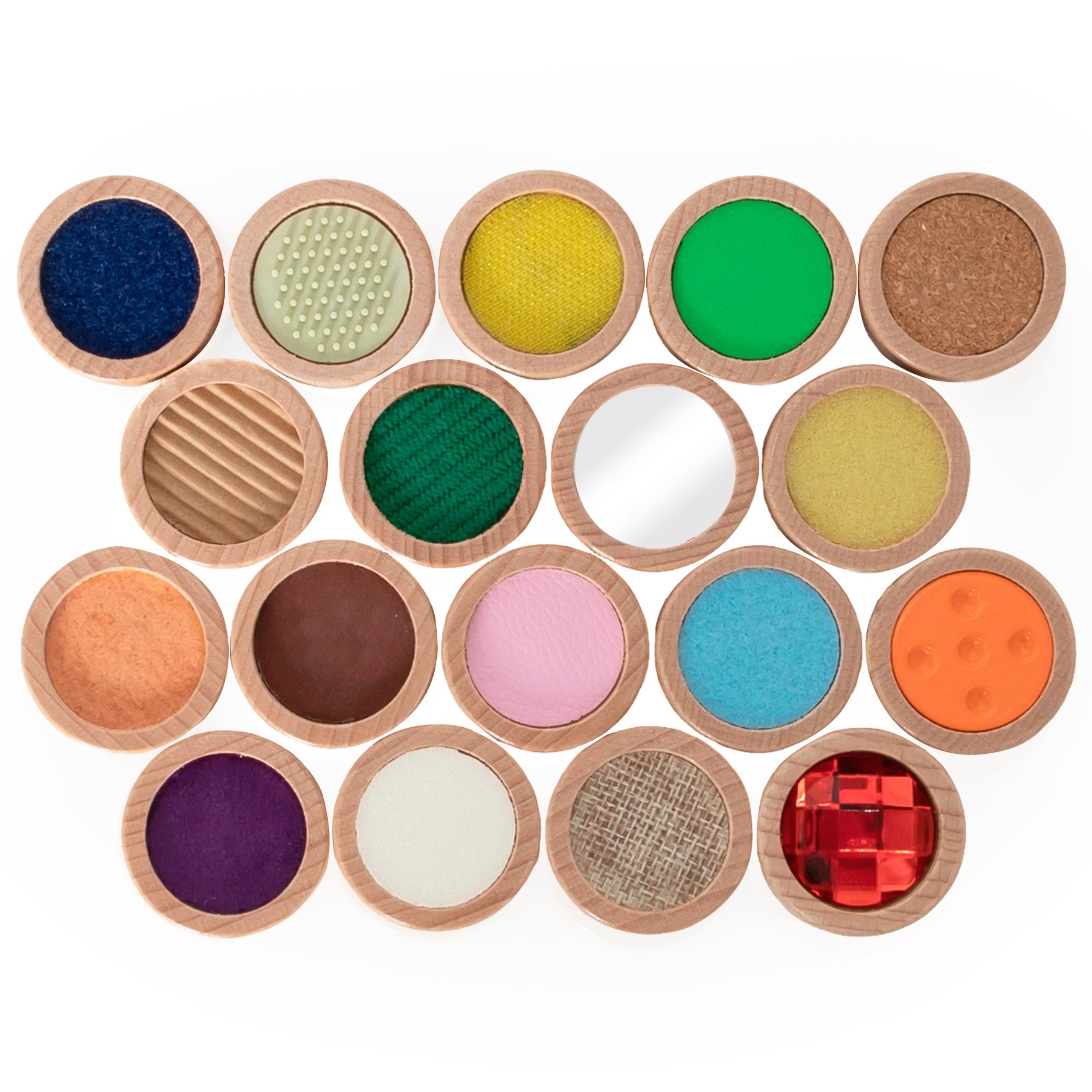 Viga Sensory Touch Memory Blocks 36 Pièces 18 Textures Pour Enfants 3+