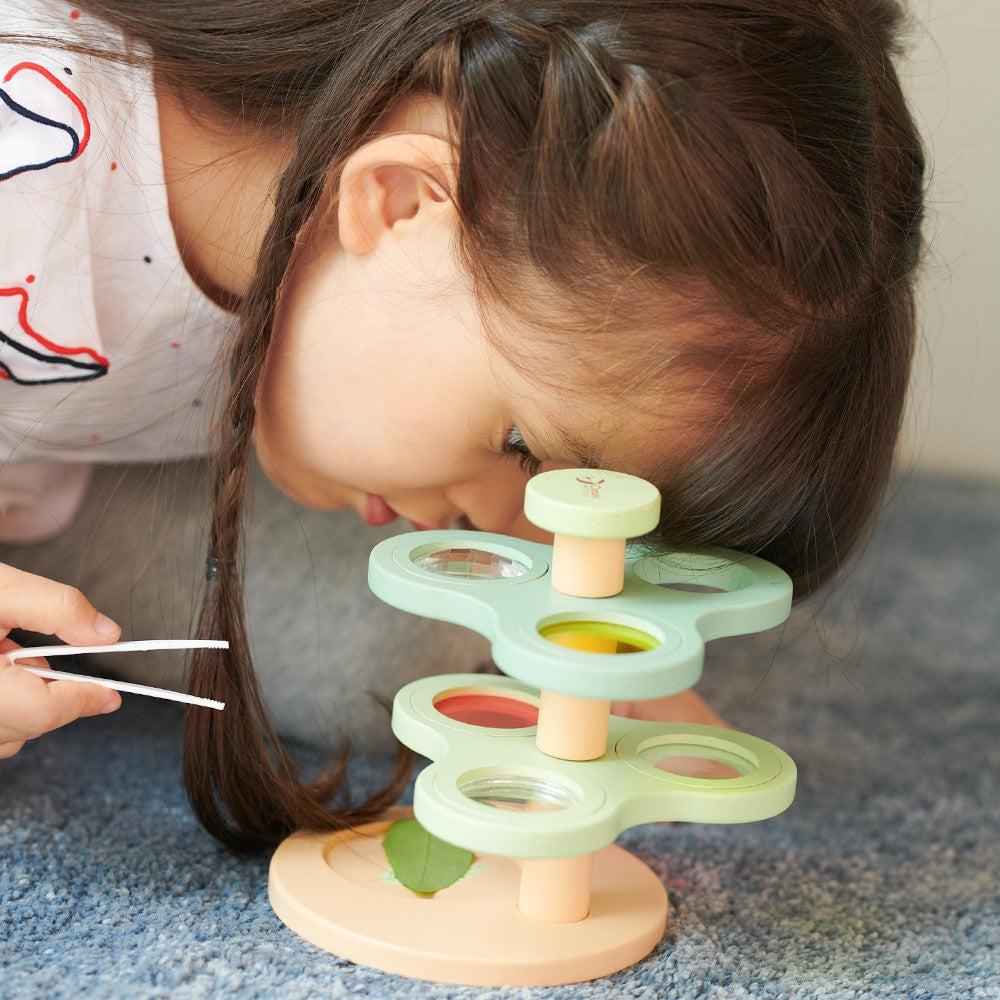 Loupe microscope 2 en 1 Classic World pour les enfants explorant le monde naturel