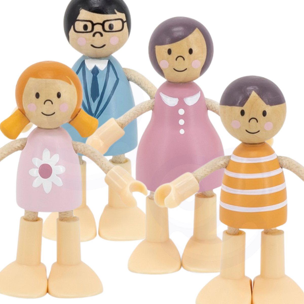 Fíoracha Socraigh Bábóg Teaghlaigh Viga Polarb Dolls