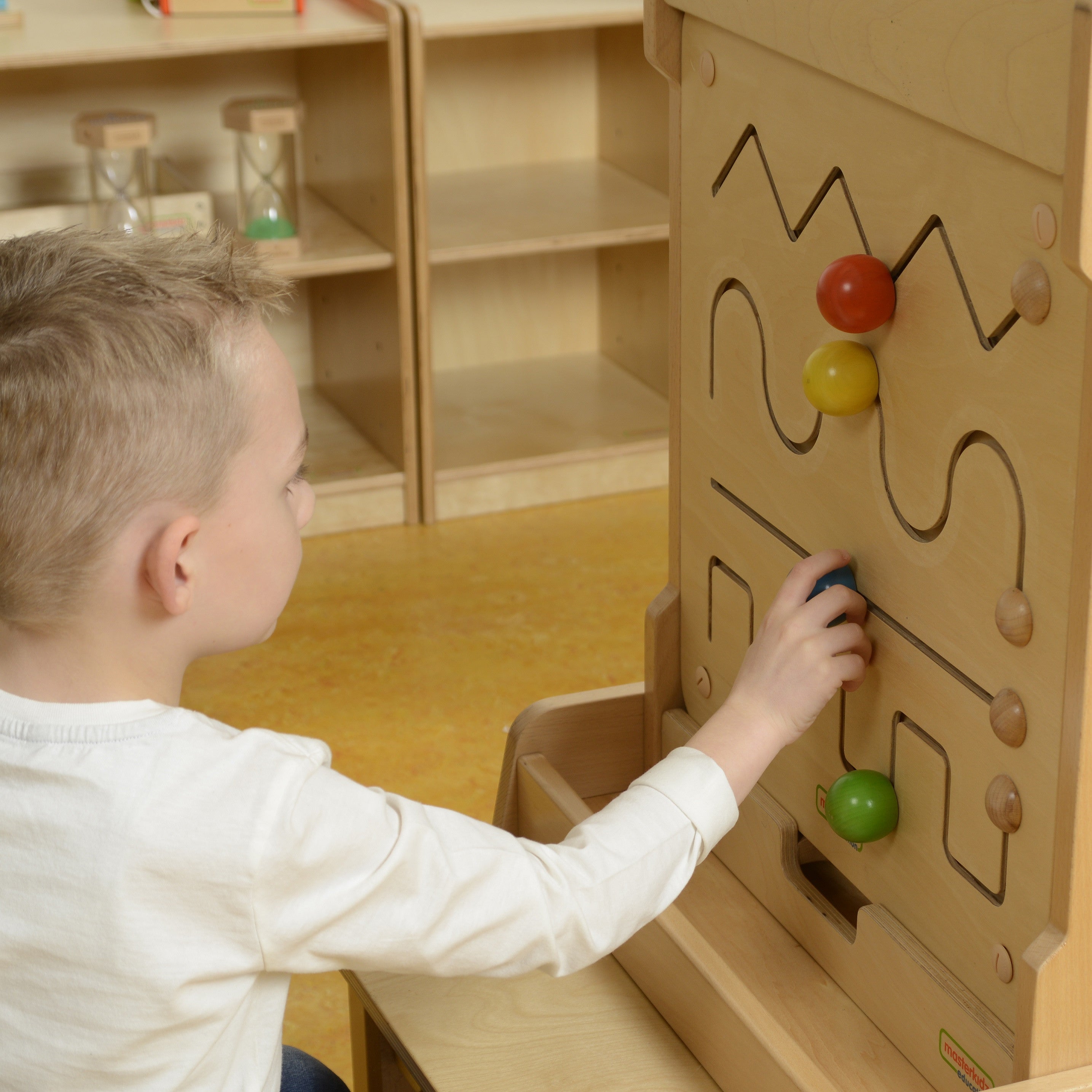 Masterkidz Монтесори Плъзгаща се дъска с фина моторика