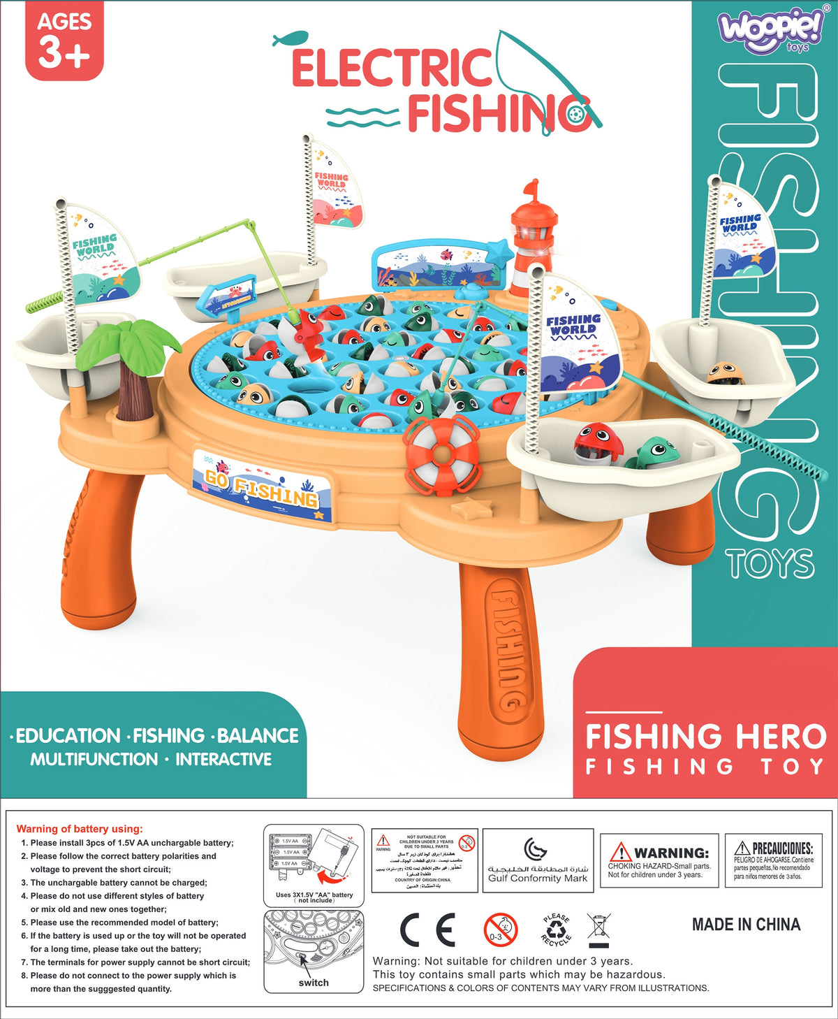 Jeu de table de pêche pirate magnétique interactif Woopie