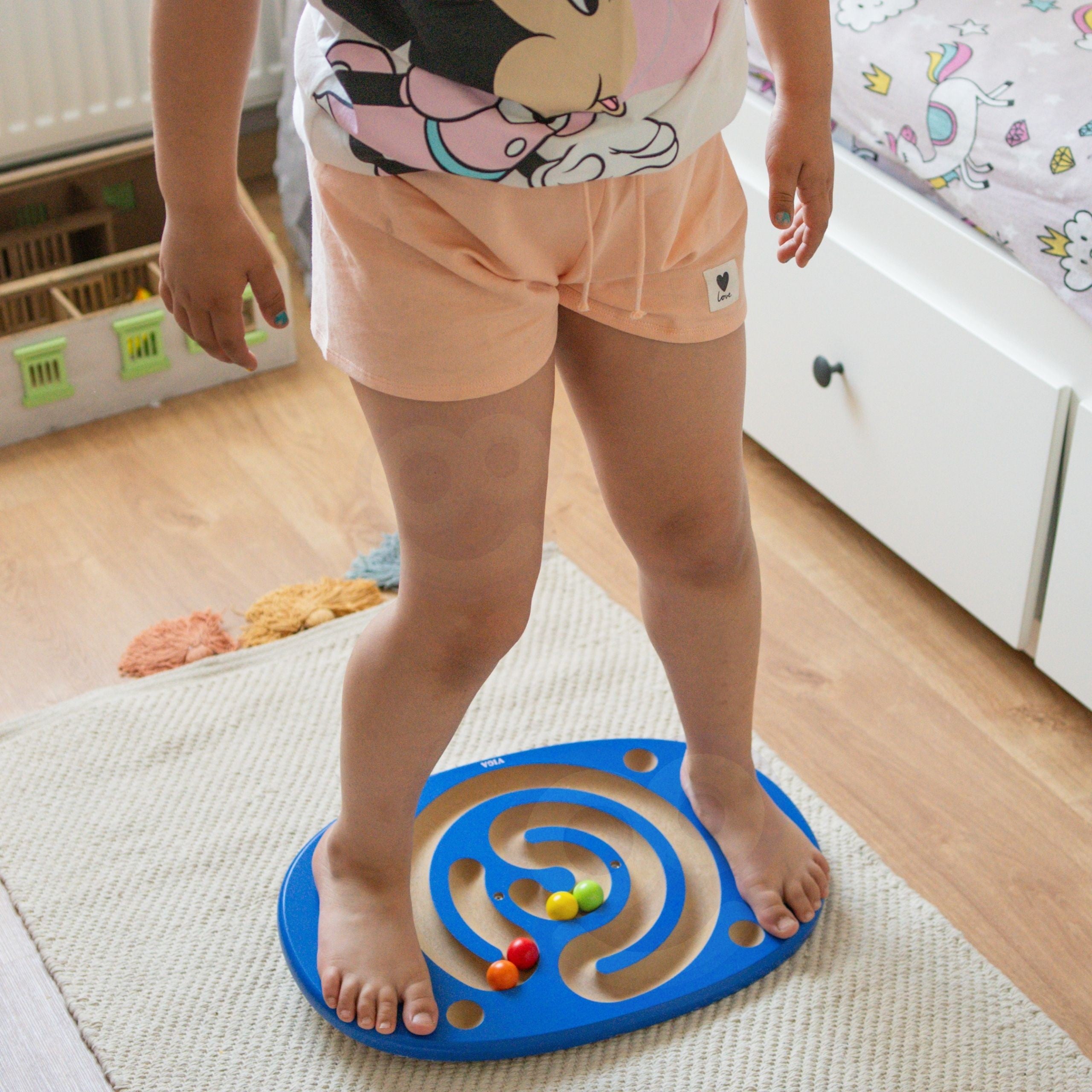 Viga Sensory fa mérleglap labirintussal