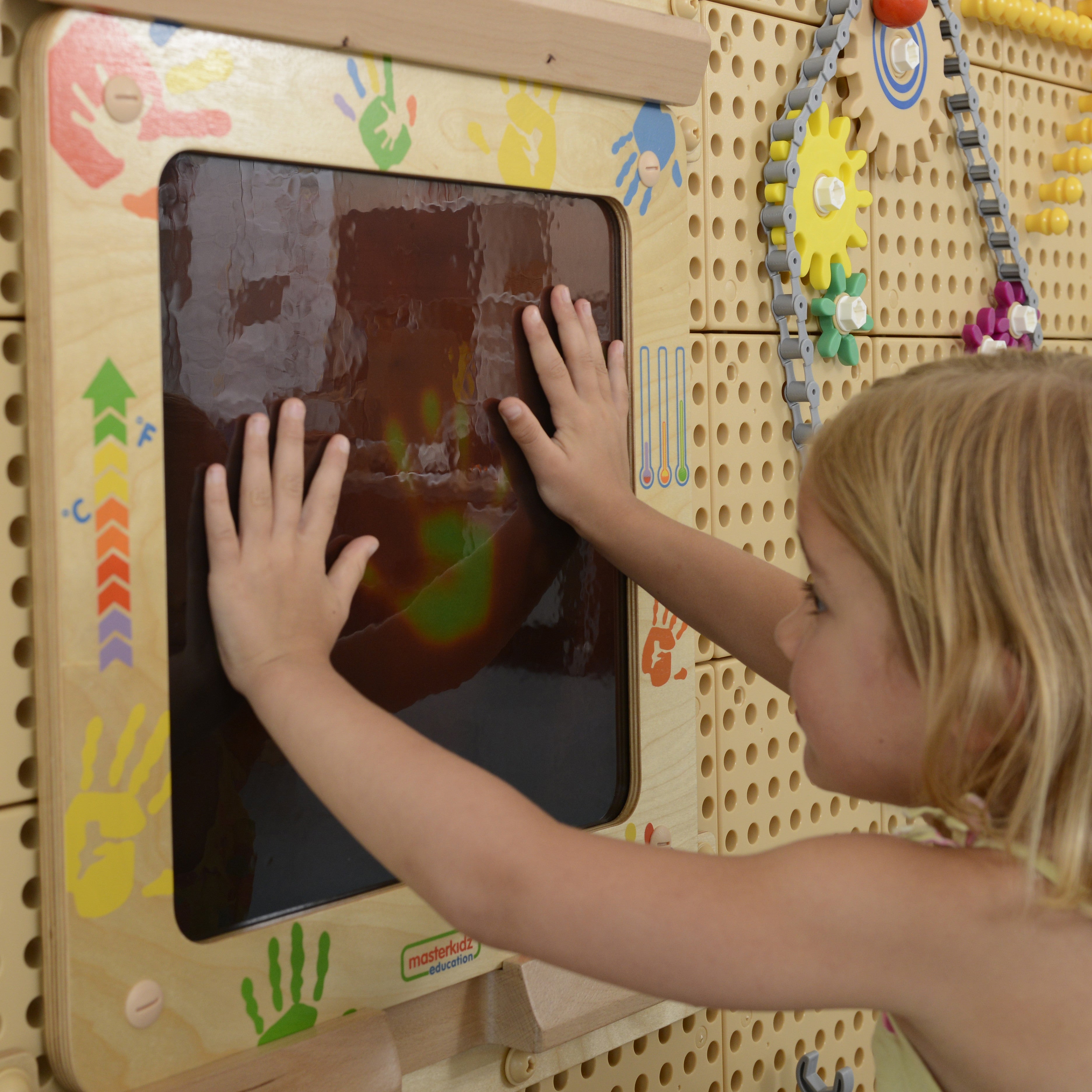 Термочувствителна образователна дъска Masterkidz, реагираща на топлина