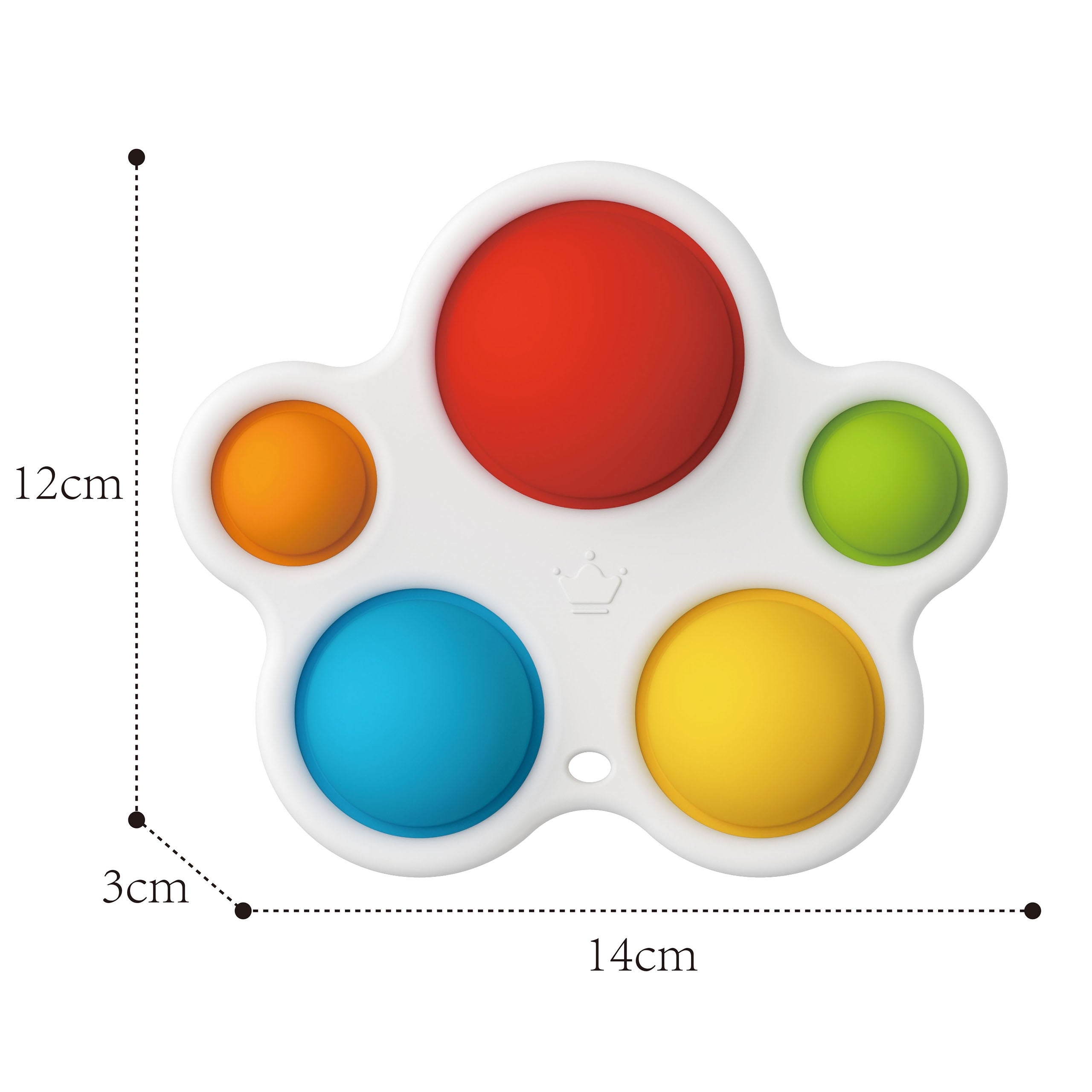 Woopie Baby Pop It Montessori Anti-stress Sensory Toy Teether
