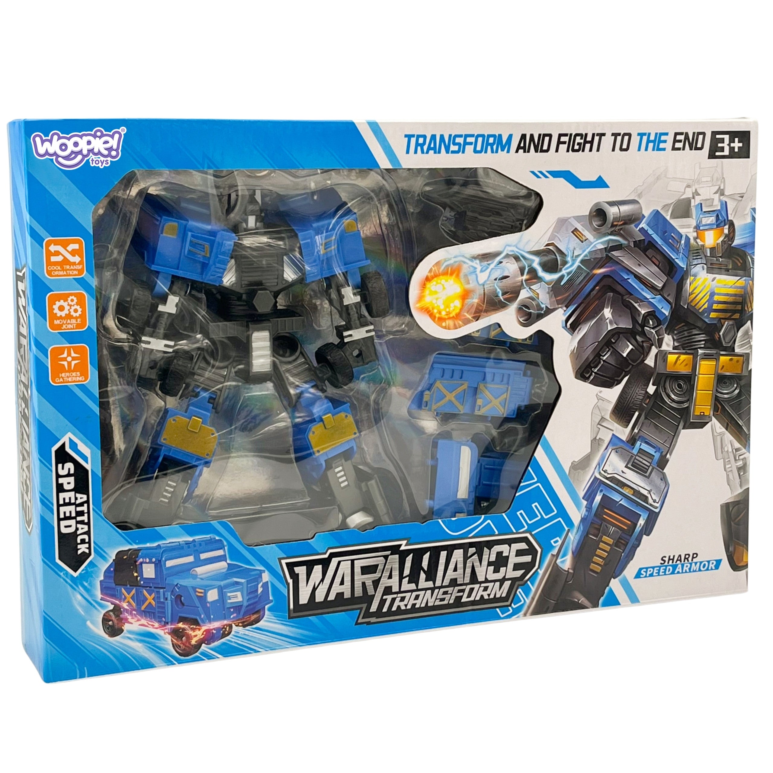 Woopie Transforming Robot 2-in-1 Combat Vehicle