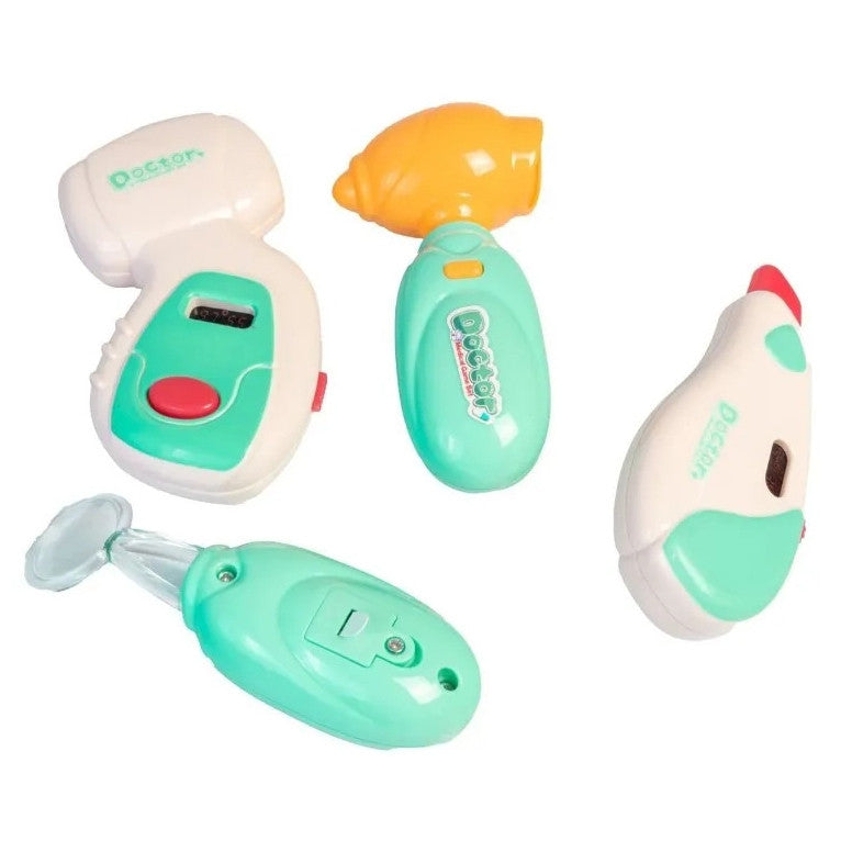 Woopie Medical Set Little Doctor Dottore in valigia Suono leggero + ACC.