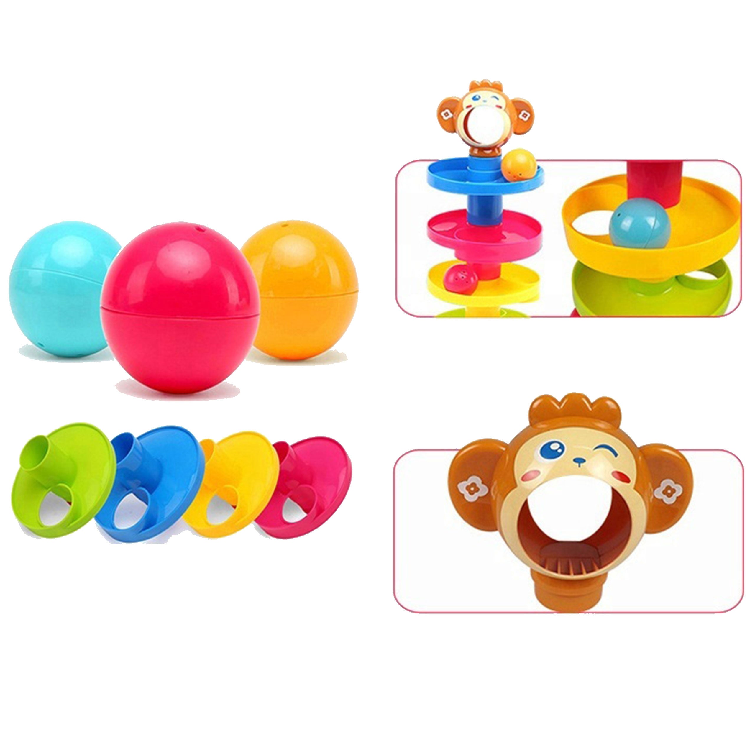 Woopie Baby Ball Track Spiral Set + 3 Balls