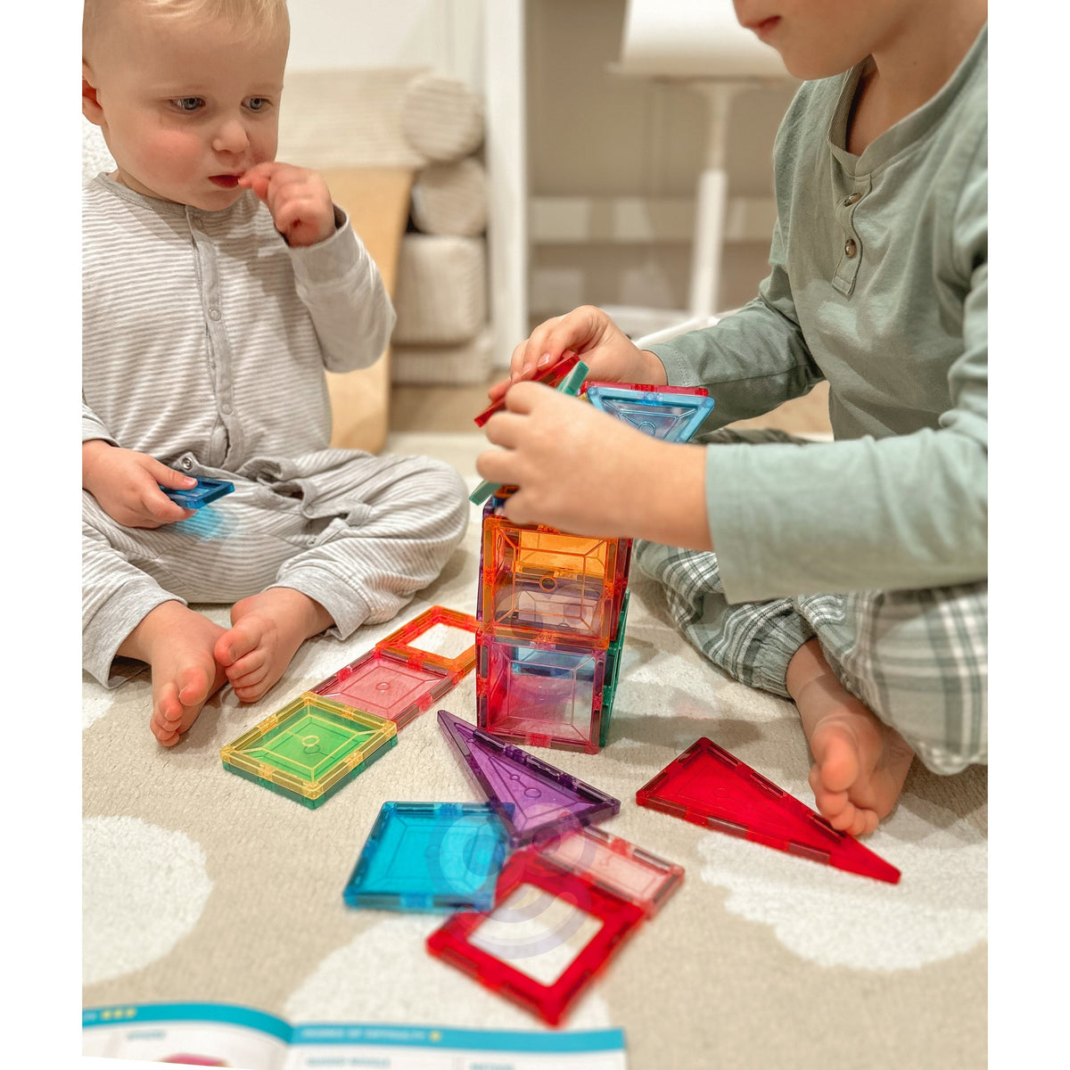 Klocki magnetyczne Montessori Woopie 3d
