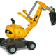 Rolly Toys Rollydigger Cat - Въртящ се багер за каране Жълт