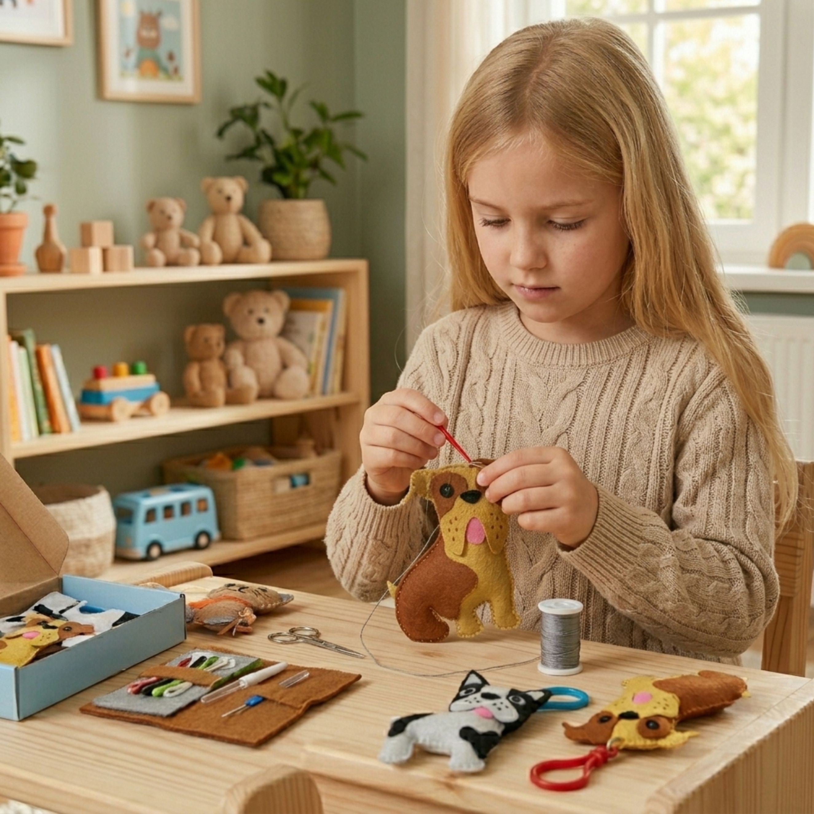 Woopie Diy Keychain Sewing Kit For Kids