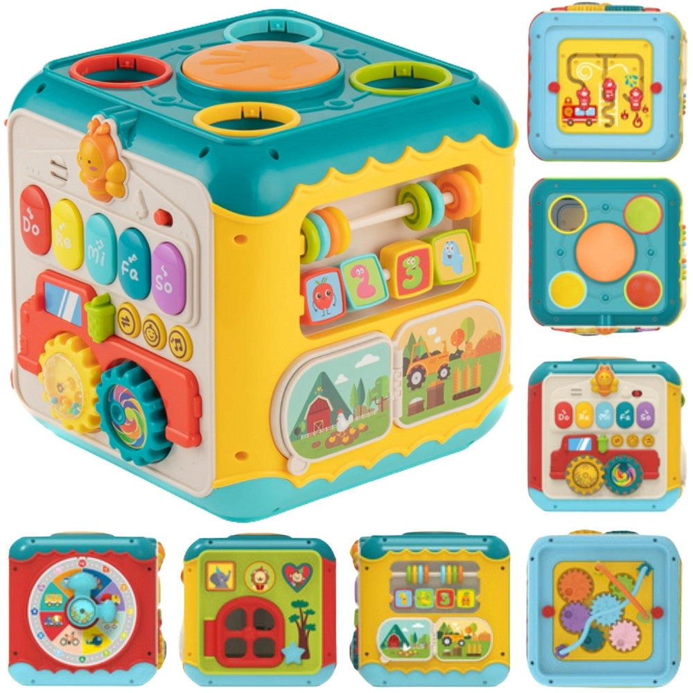 Woopie Baby Мултифункционален Монтесори куб за активност 6 в 1 - 18 м+