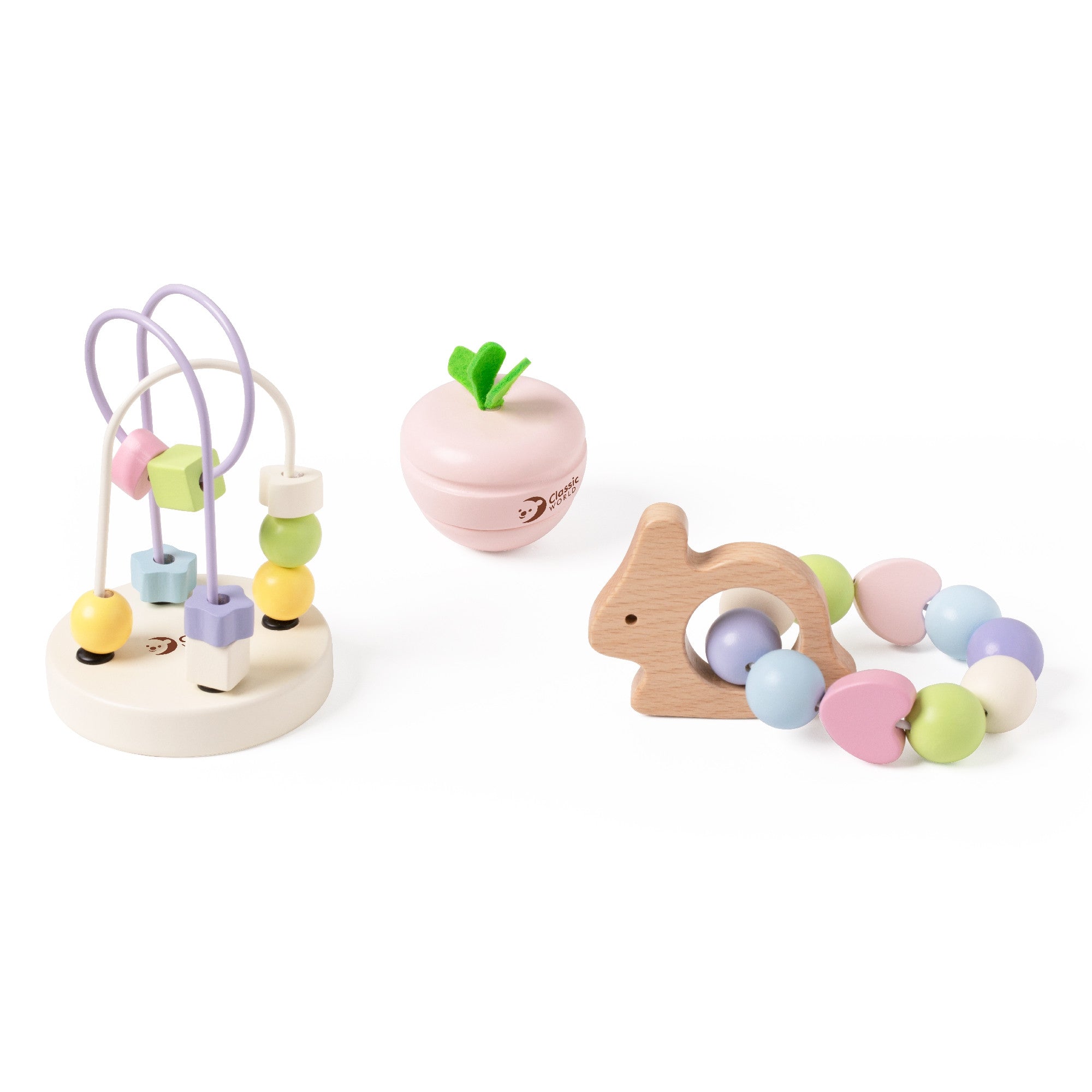 Clasaiceach Domhanda Pastel Motor Set Do Babies Bosca An Chéad Bréagáin Ó Breithe