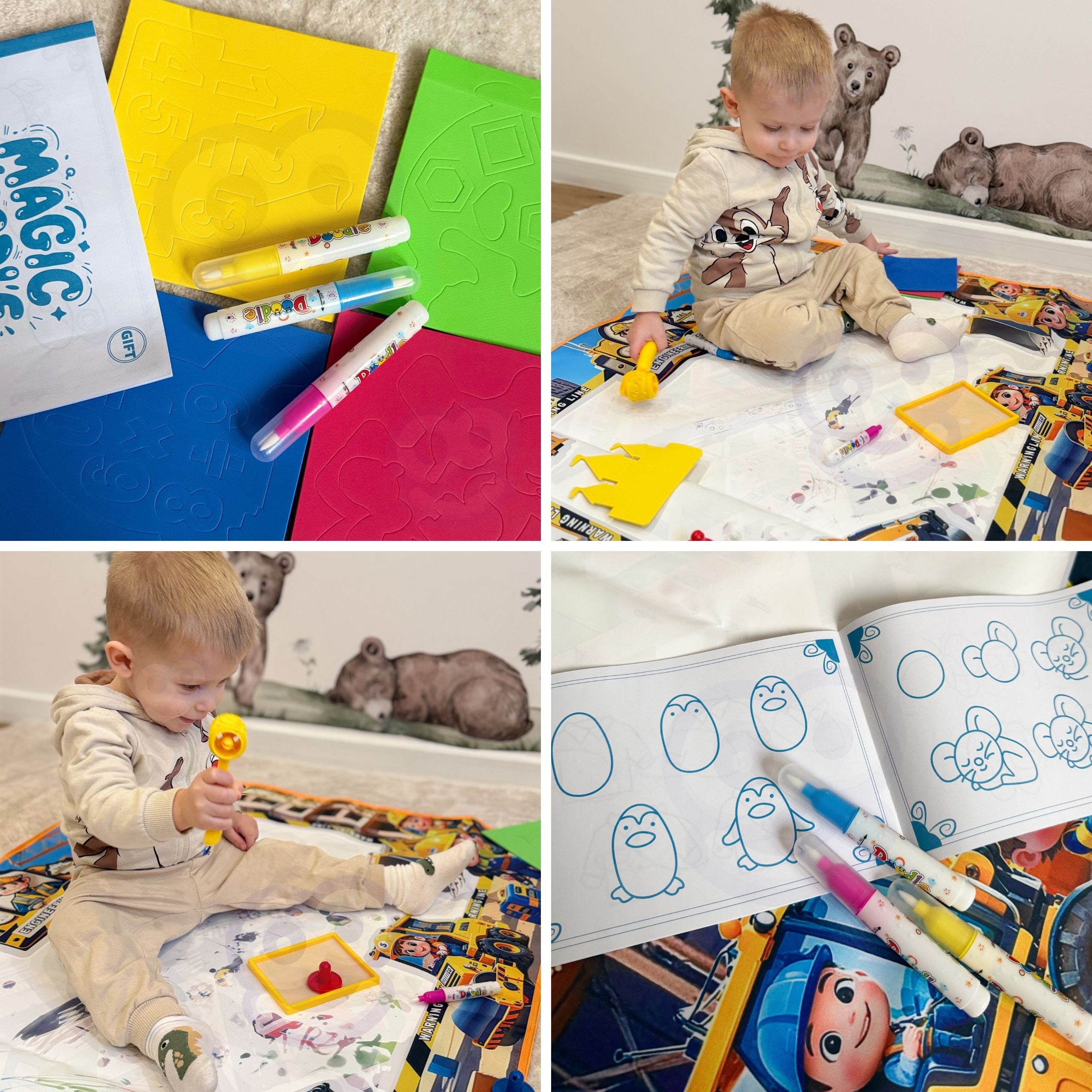 Woopie Water Painting Mat Creative Set With Accessories