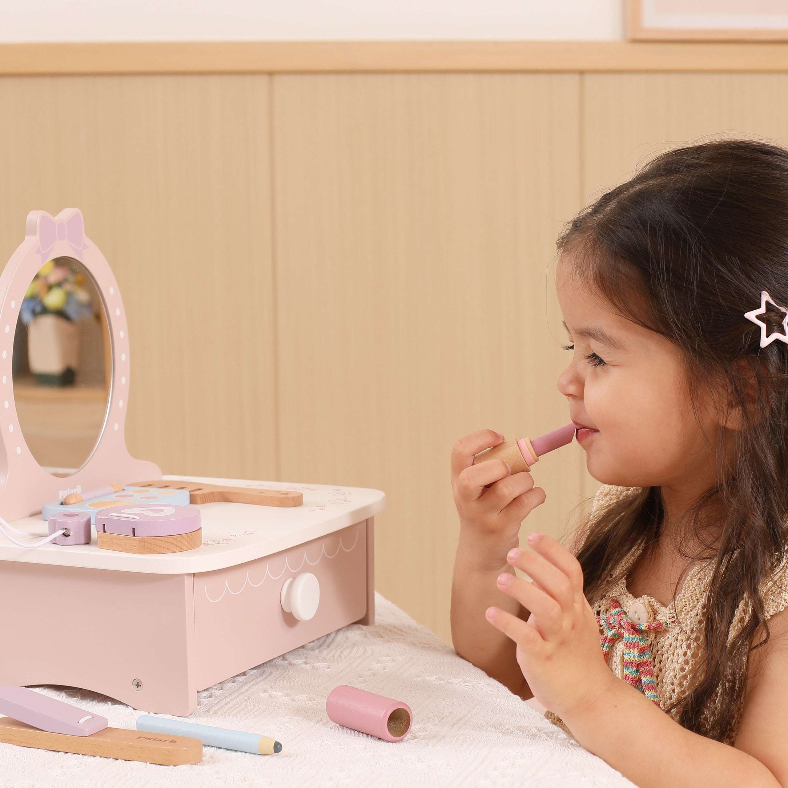 Viga Wooden Dressing Table With Accessories Little Princess Corner