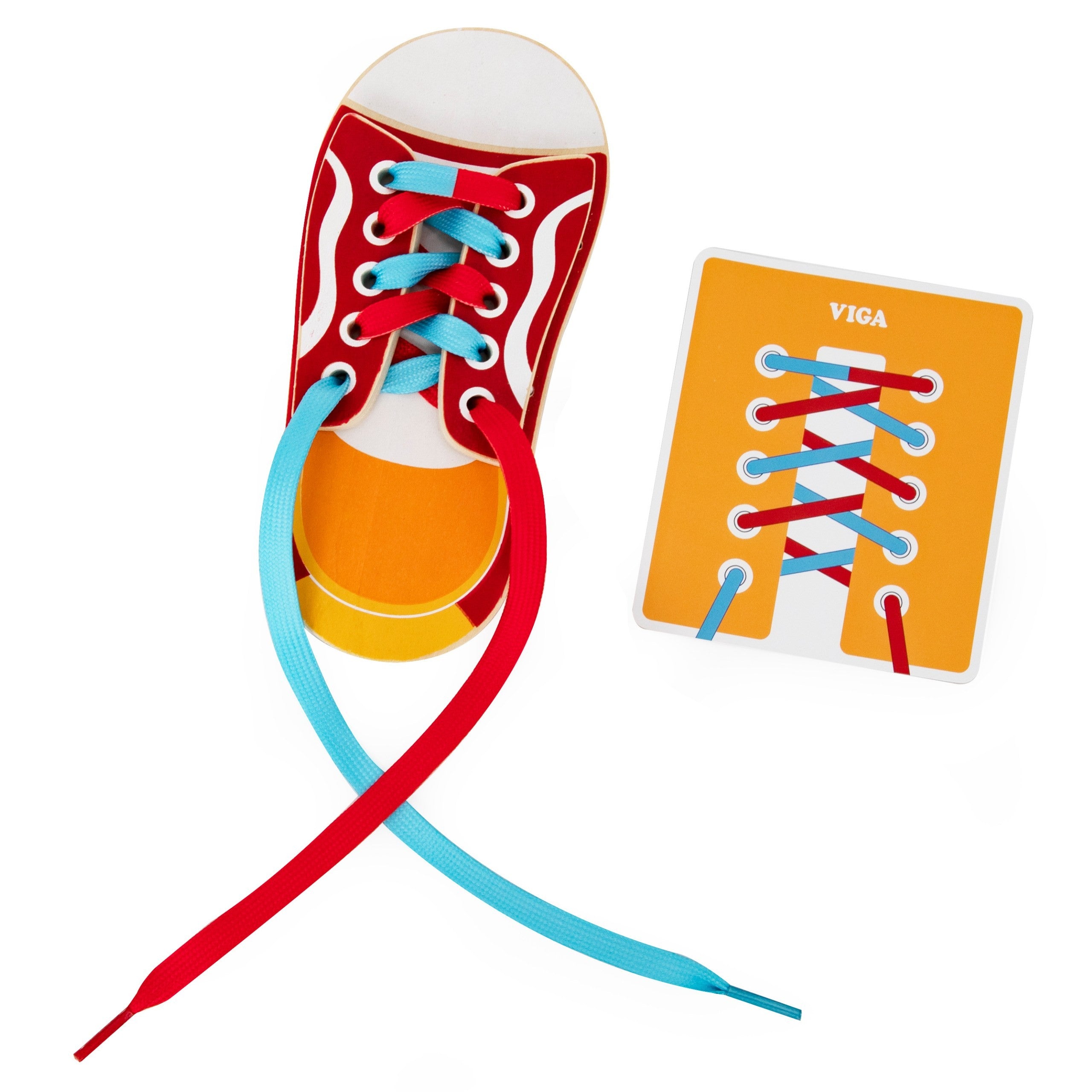 Viga Learning To Lace Shoe Bows Laces 3+
