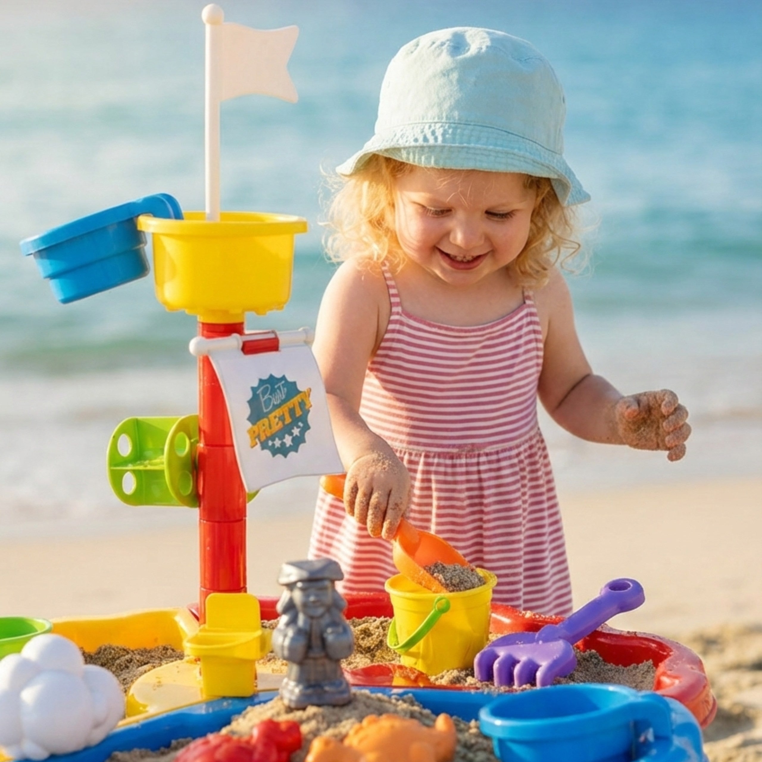 Woopie Water Table Sandbox 3in1 Pirate Ship 13 Pcs.