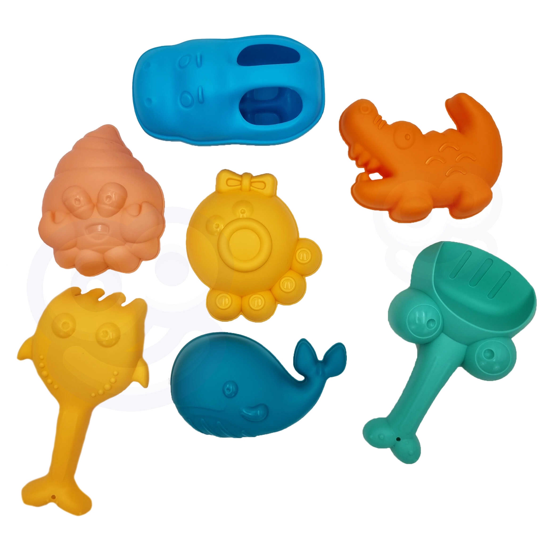Комплект пясъчник Woopie 3 в 1: куфар с елен + водна играчка