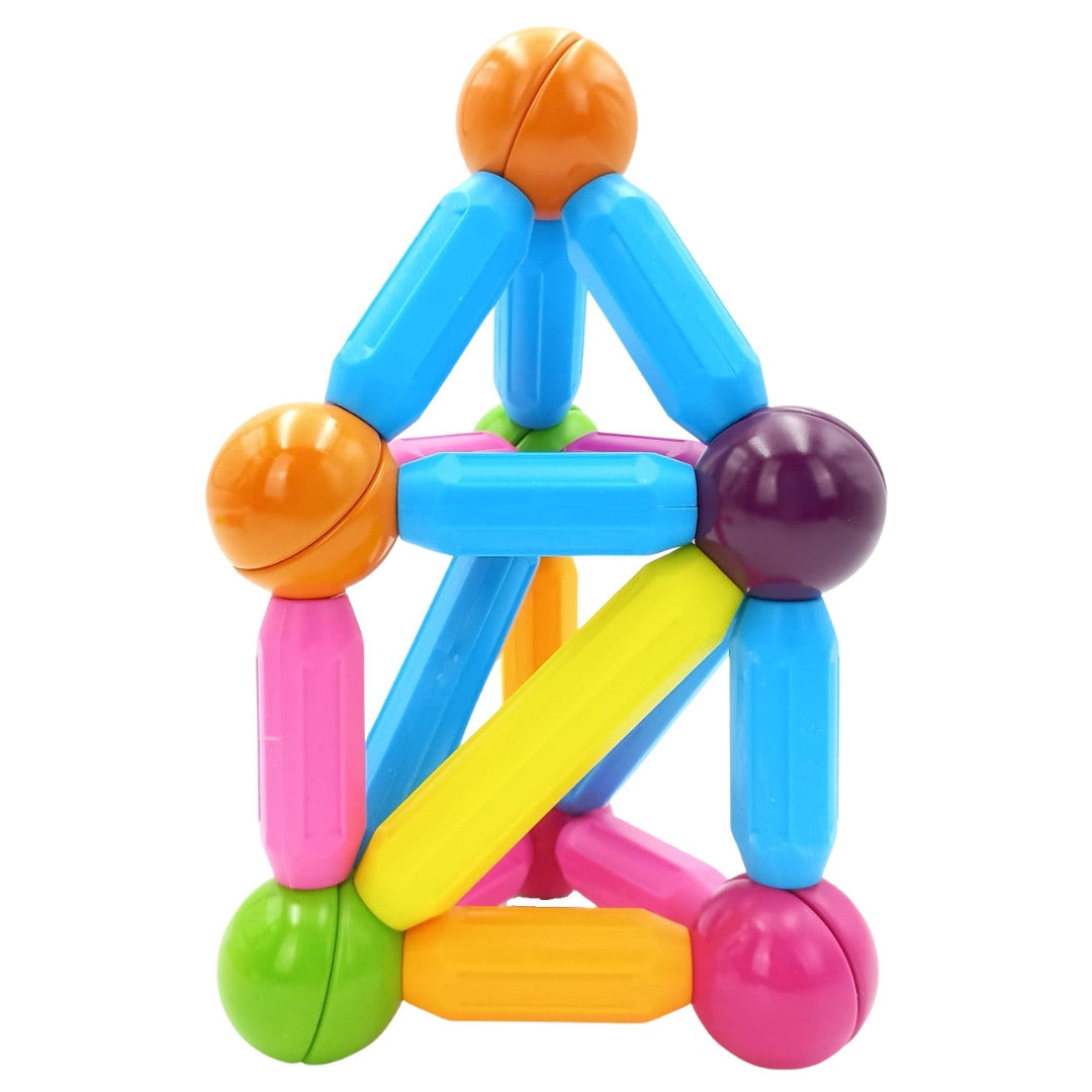 Woopie Klocki Magnetyczne Edukacyjne Duże Grube 38 Szt.