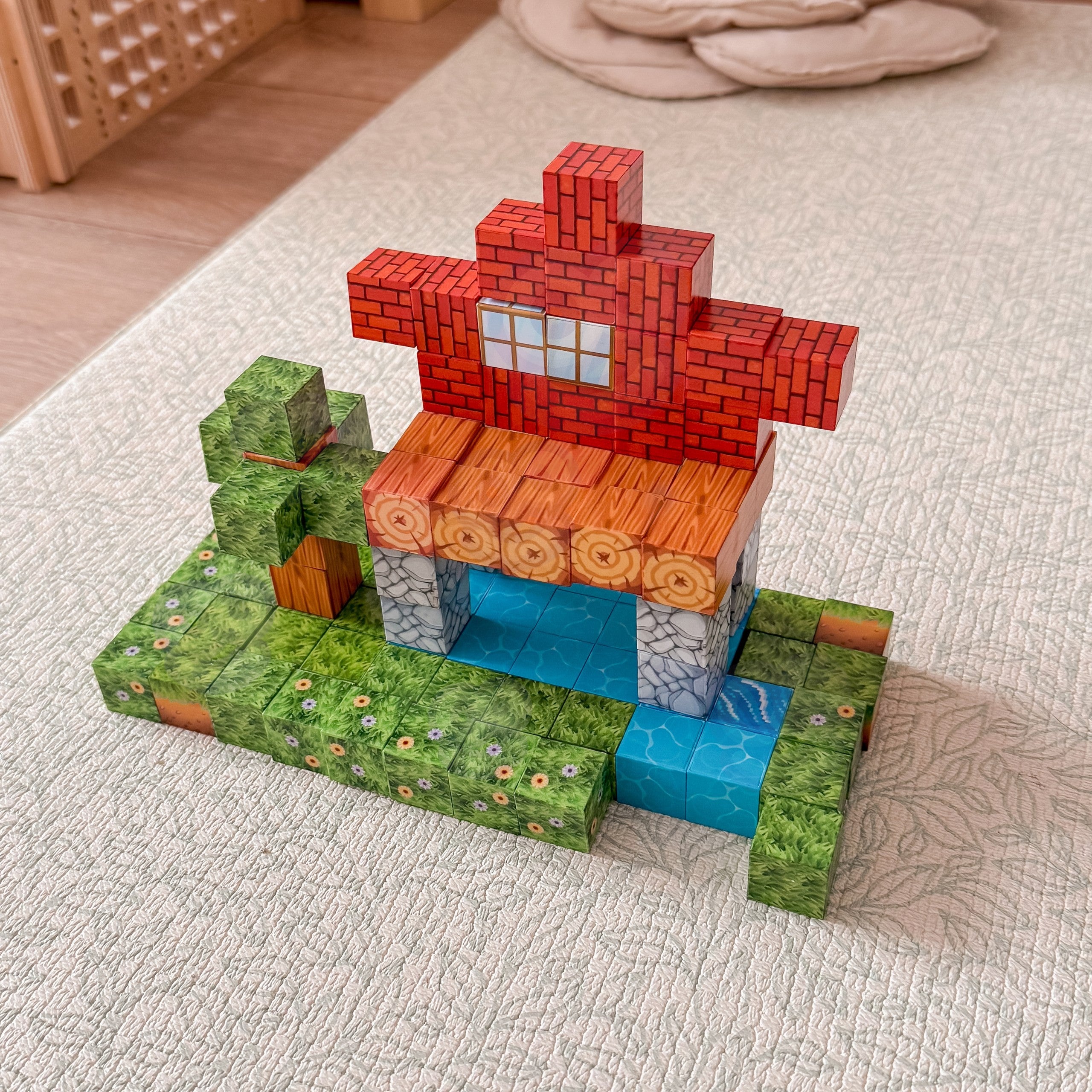 Woopie Magnetic Construction Blocks World Of Blocks 108 Pcs.
