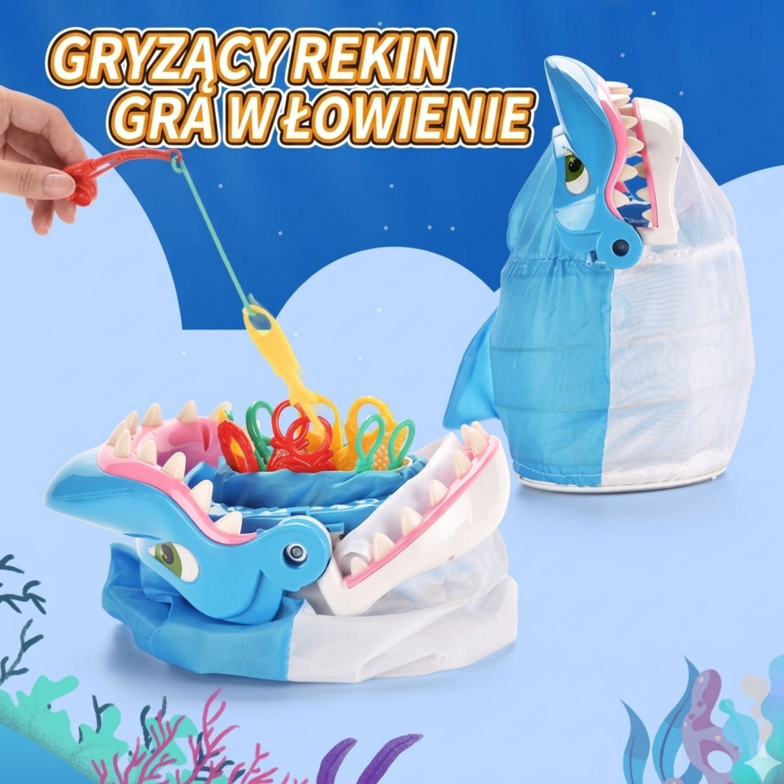 Woopie Arcade Game Fishing Hungry Shark Bites Diy