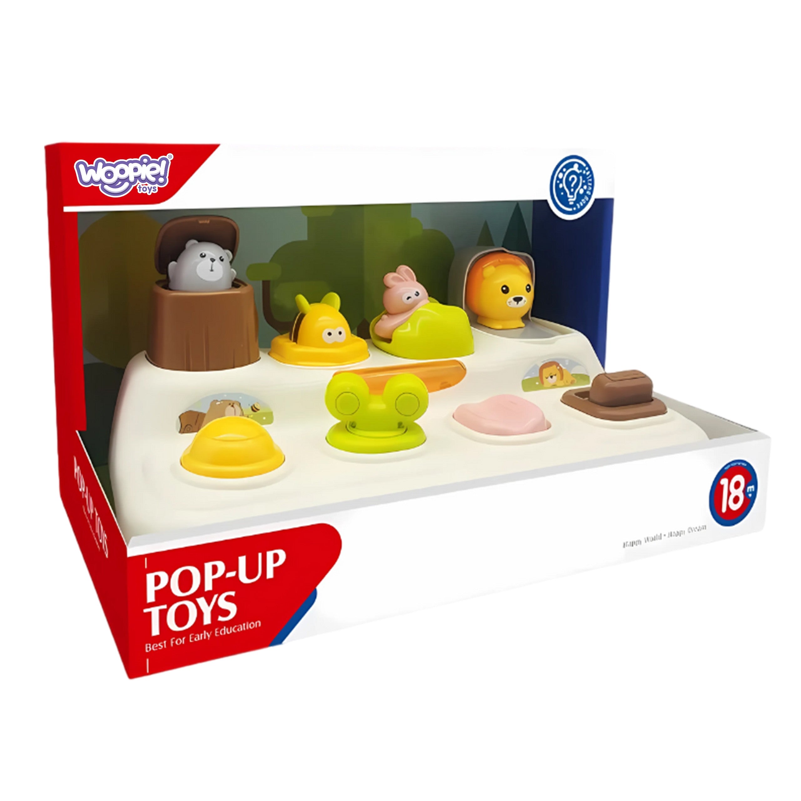 Woopie Baby Educational Toy Pop Up Zoo Animals