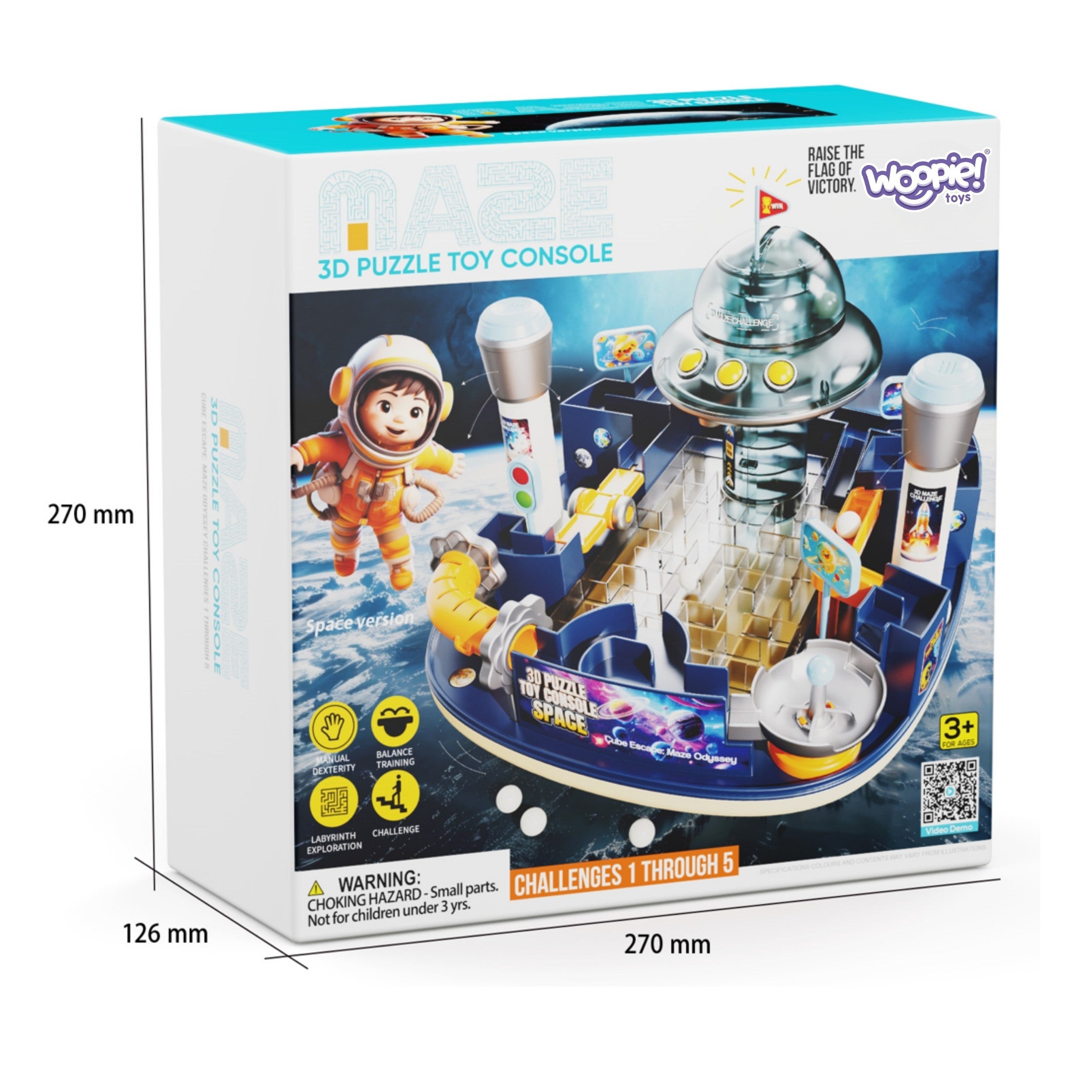 Woopie Space Maze 3d - Interactive Arcade Console