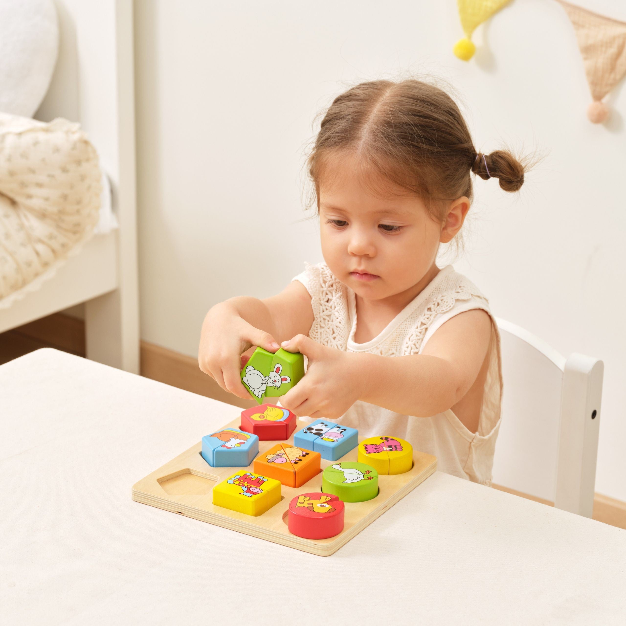 Viga Educational Wooden Animal Puzzles