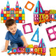 Woopie Magnetic 3d Blocks Train Set 71 Pcs.