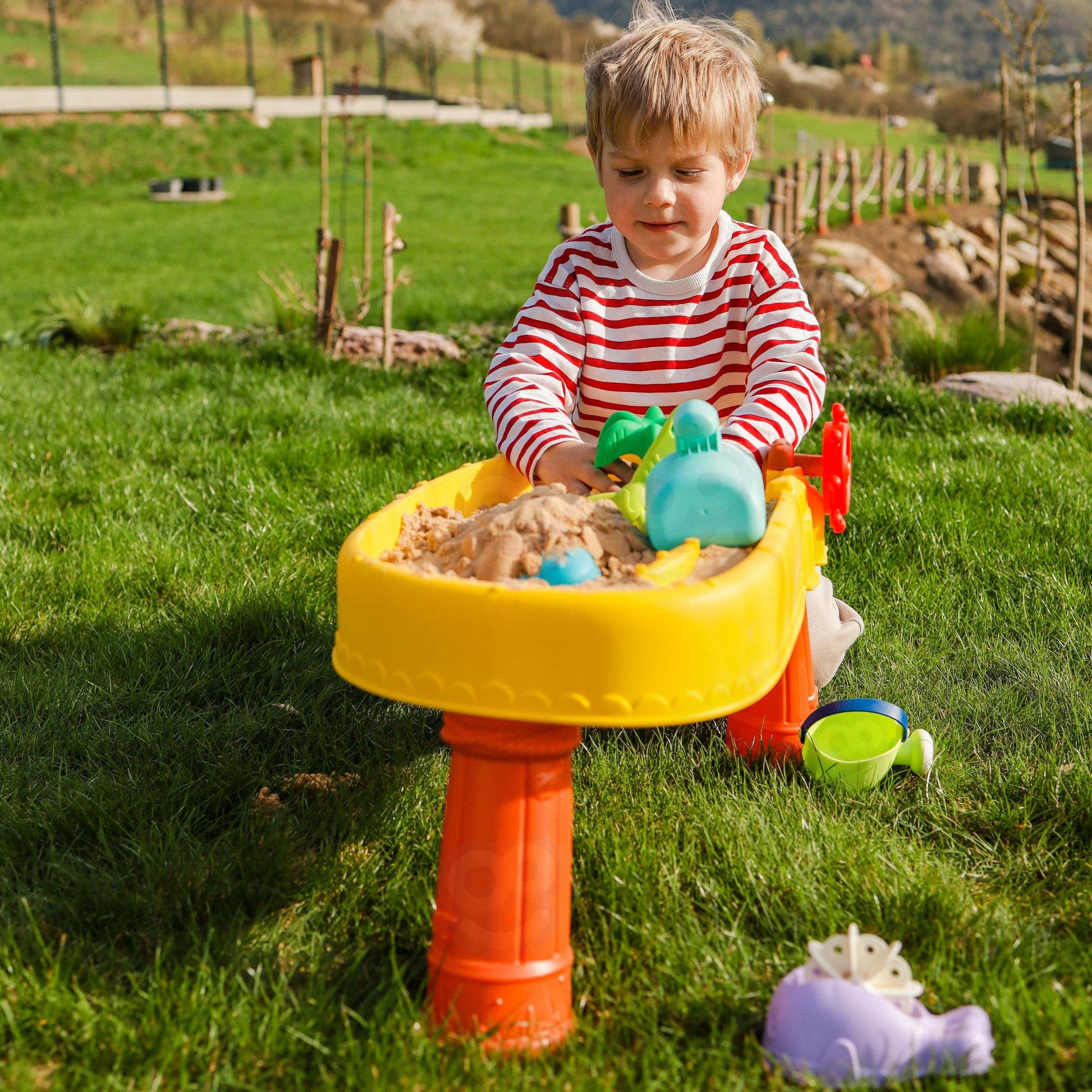 Woopie Water Table 2v1 Sandbox Pirate Ship 8 Acc.