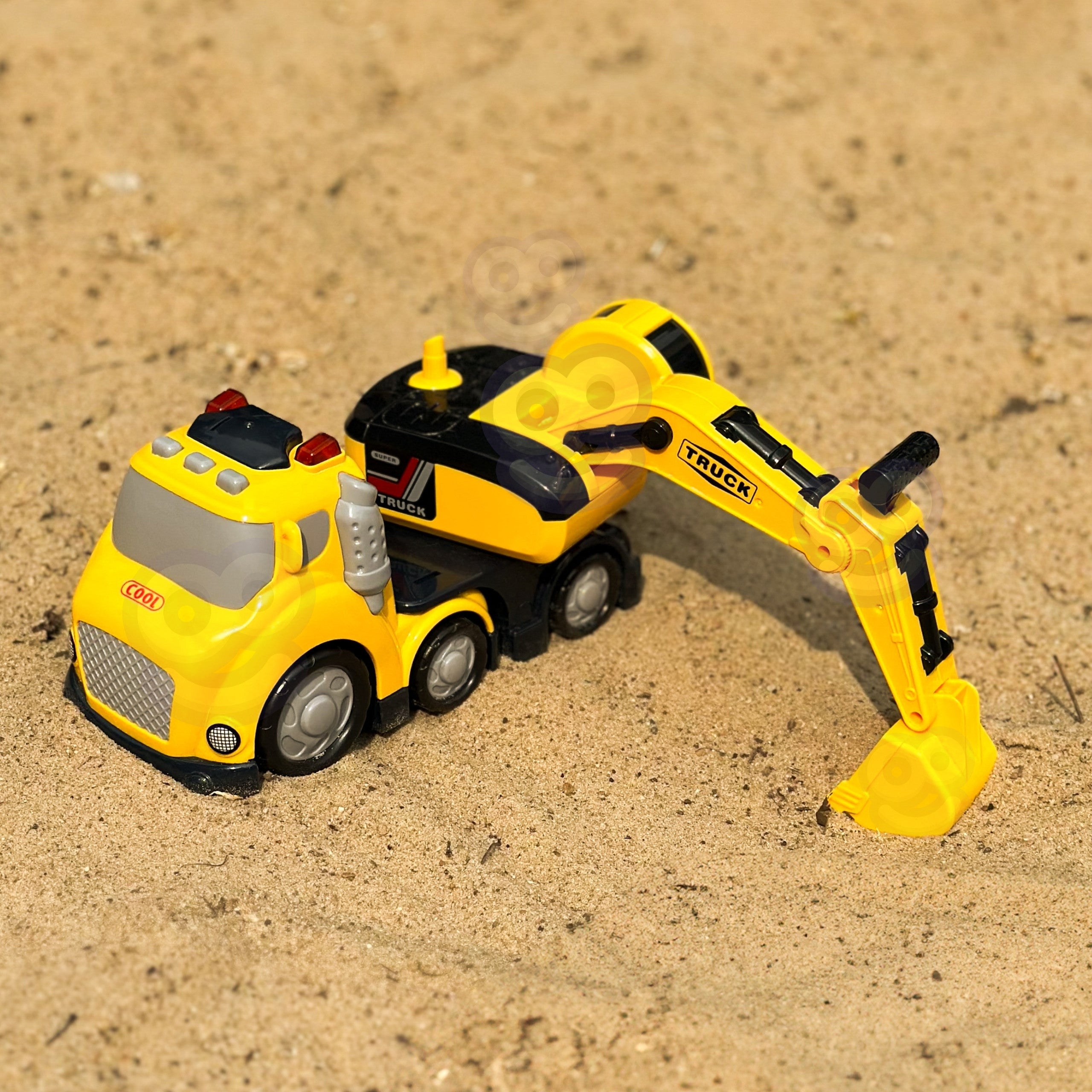 Woopie Excavator City Truck Звукови и светлинни ефекти