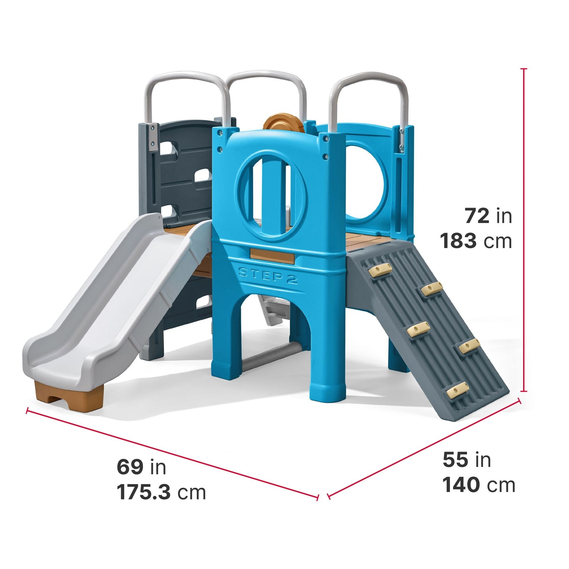Step2 Playground With Slide And Climbing Wall