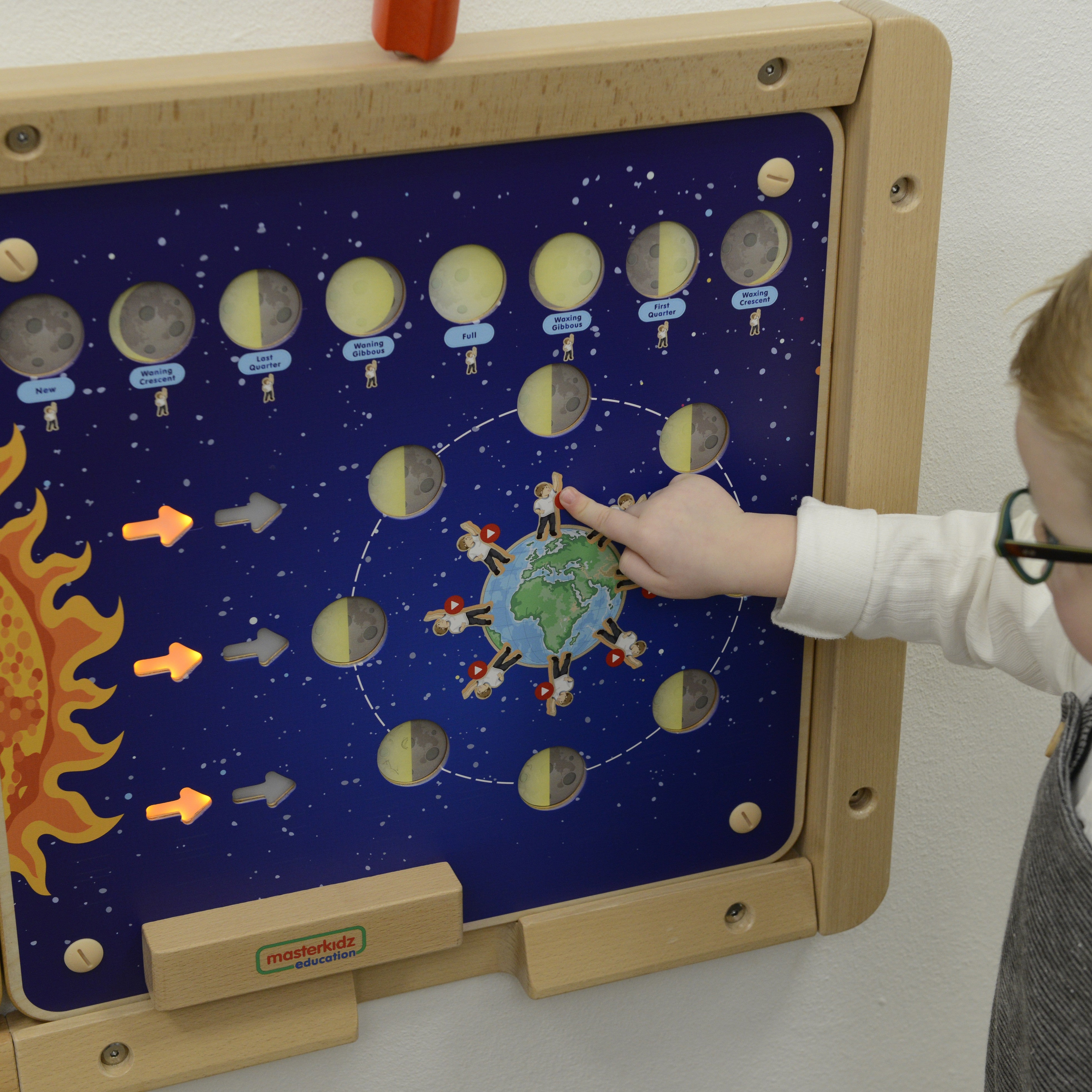 Masterkidz Montessori Moon Phases Образователно табло