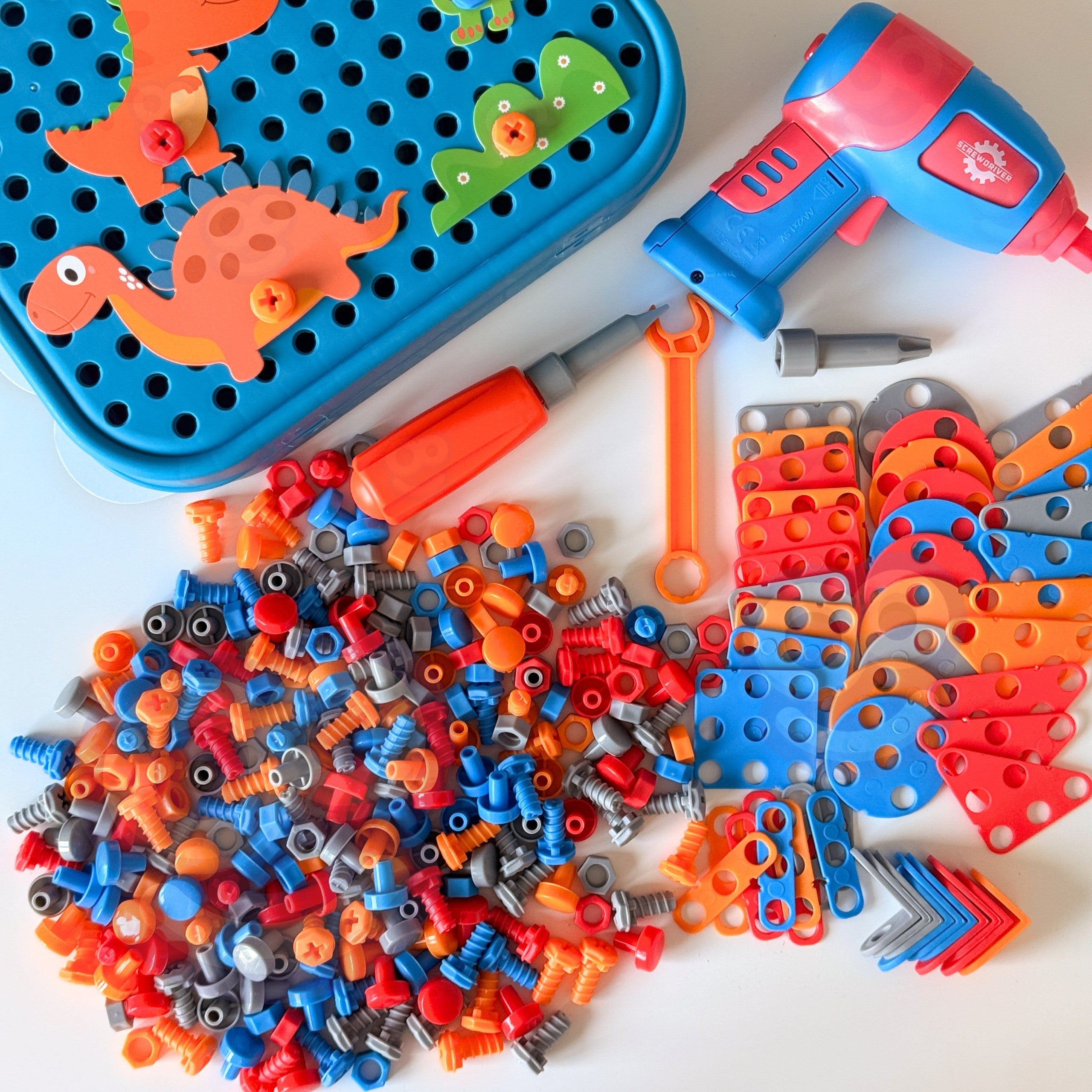 Woopie Set fai da te viti per blocchi di dinosauro