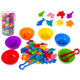 Woopie Montessori Образователна игра Цветен сортировач Sea Land 64 бр.