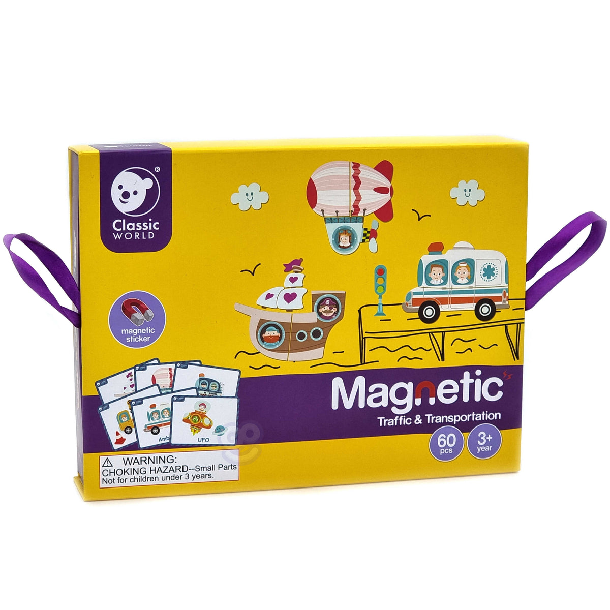 Classic World Puzzle Learning Road Transport Traffic 72 Pcs.