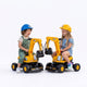 Rypadlo Falk Jcb Rotační žlutá pohyblivá lopata od 3 let.