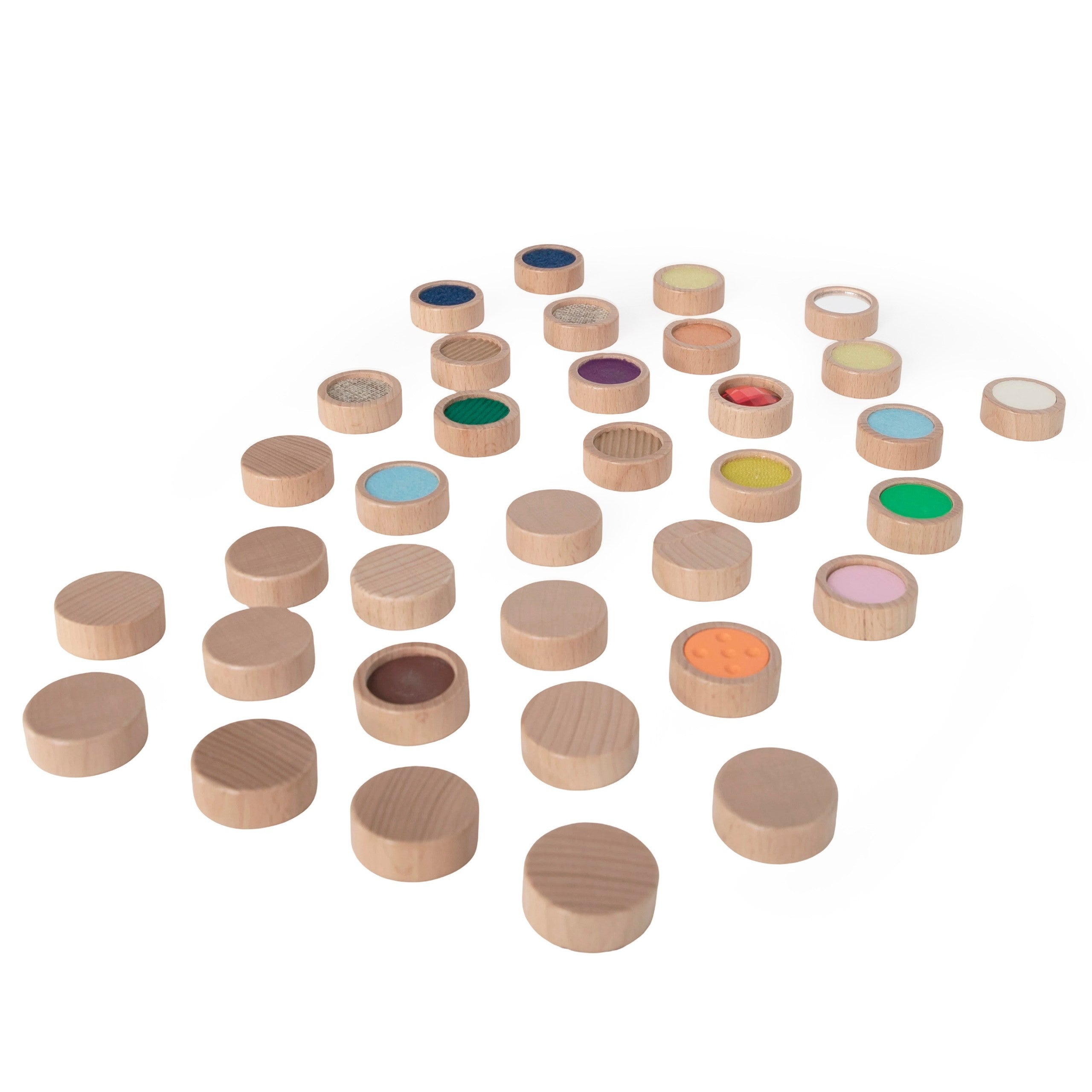 Viga Sensory Touch Memory Blocks 36 Pièces 18 Textures Pour Enfants 3+
